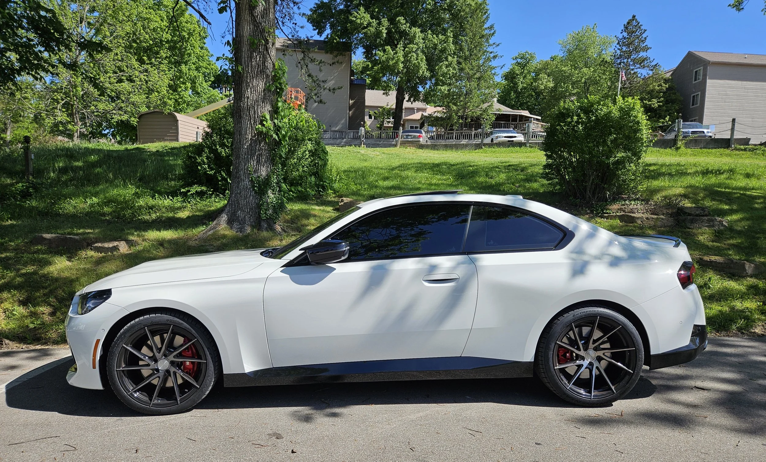 WHITE BMW M240I - ULTRA CERAMIC TINT, WINDSHIELD TINT AND SUNROOF