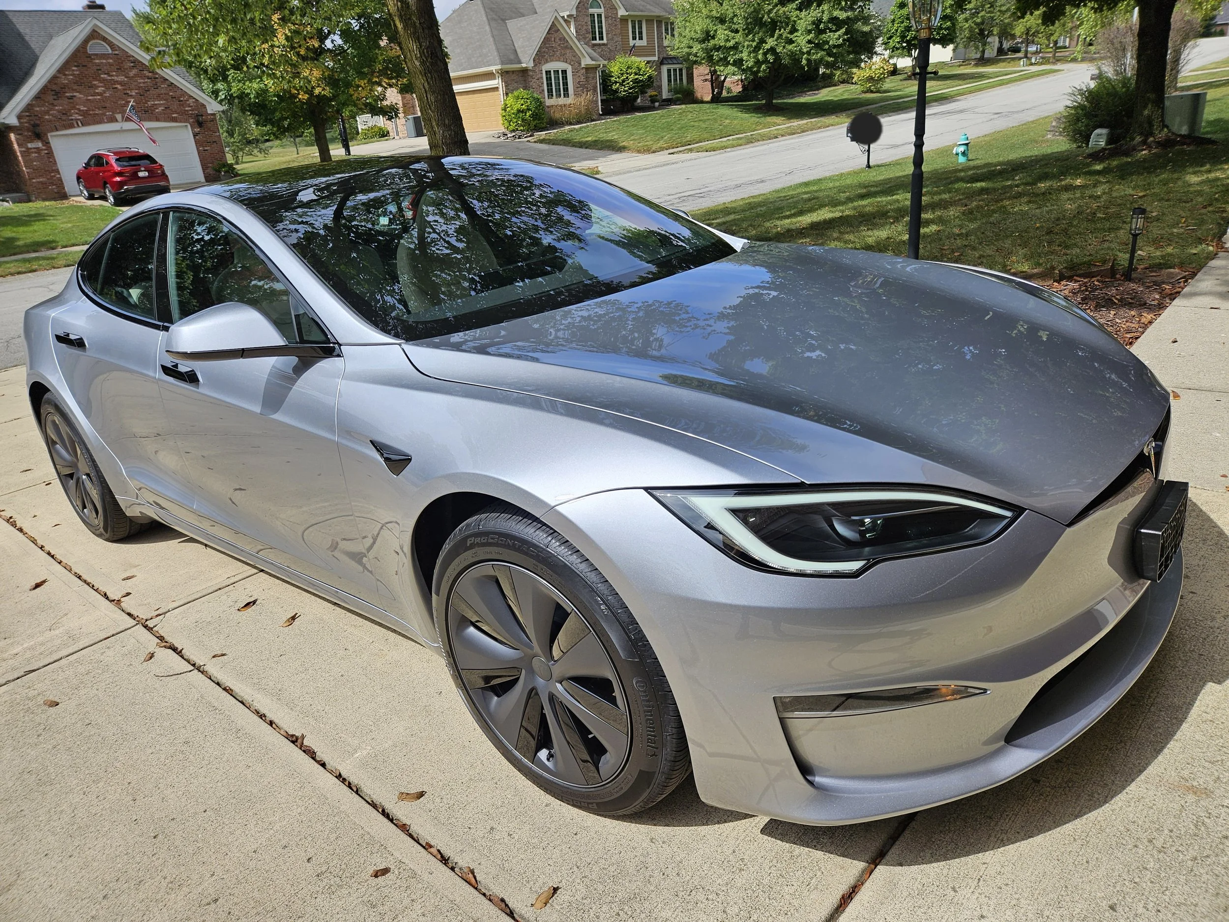 Silver Tesla Model S - PPF and Ceramic Coating