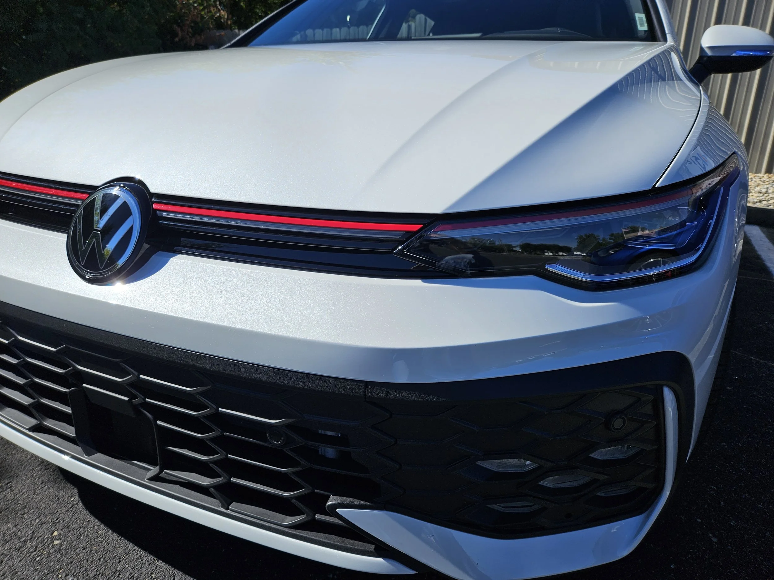 VW GTI - PPF Hood and Bumper, Close up driver side