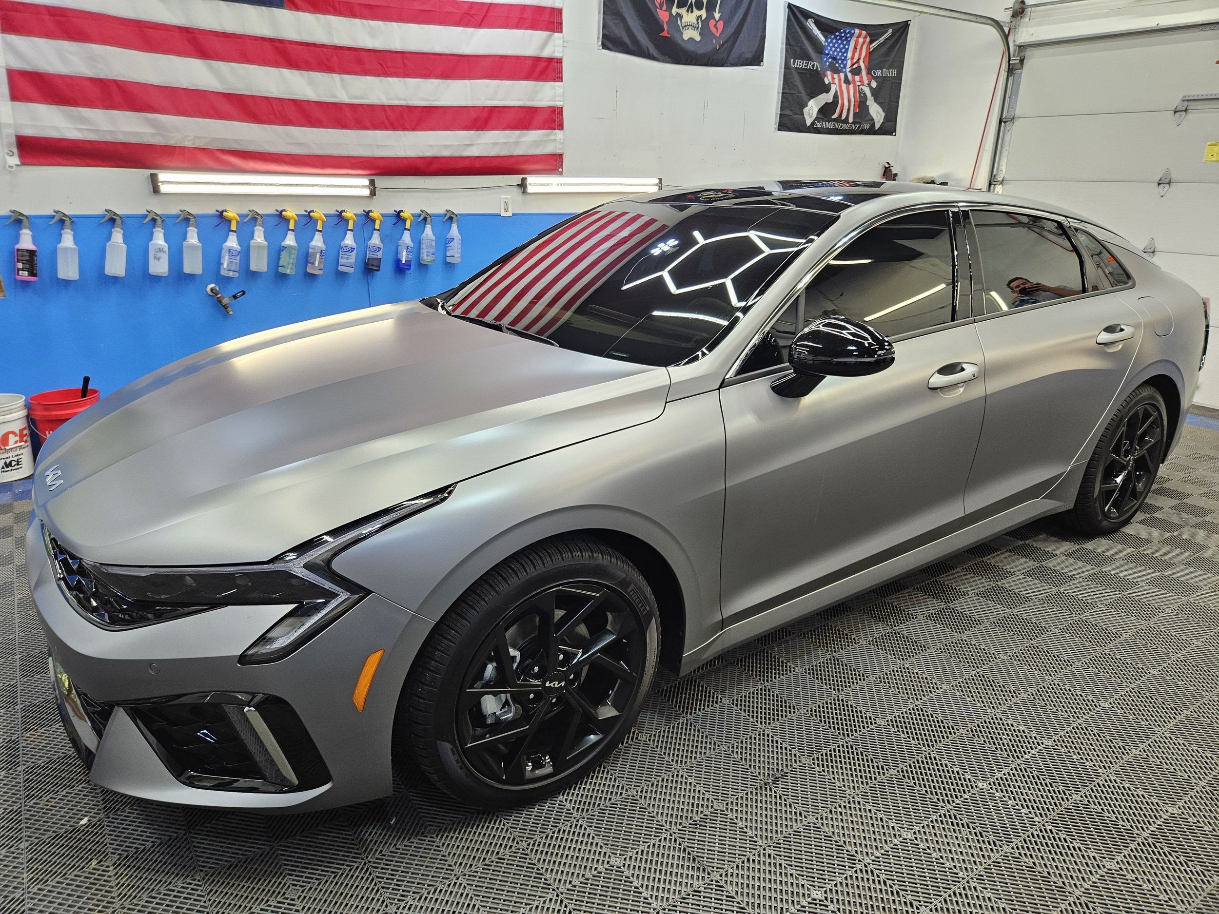 KIA K5 - CERAMIC TINT, FULL WINDSHIELD TINT