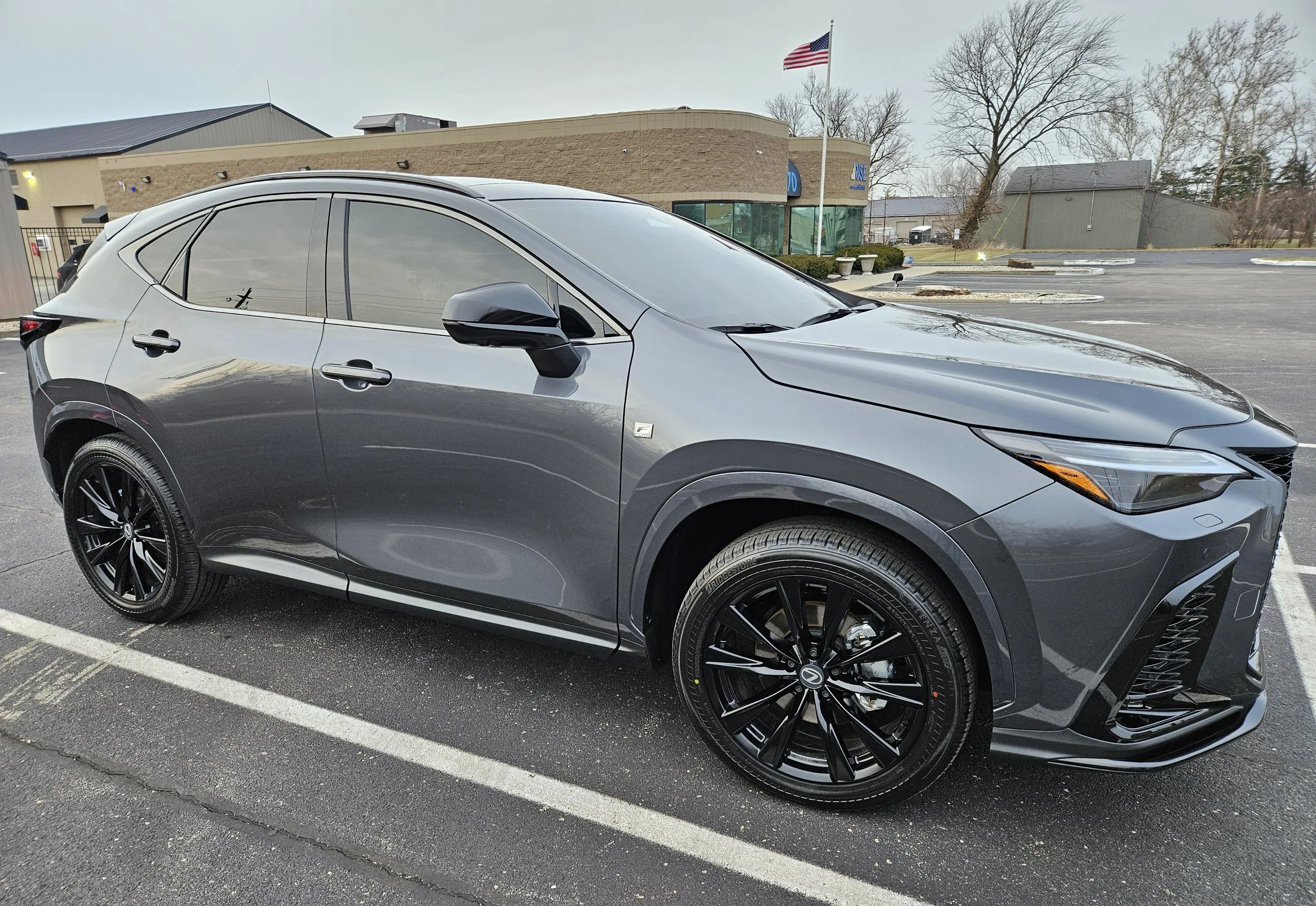 LEXUS NX 350 - CERAMIC TINT, FULL WINDSHIELD TINT, AND CHROME DELETE