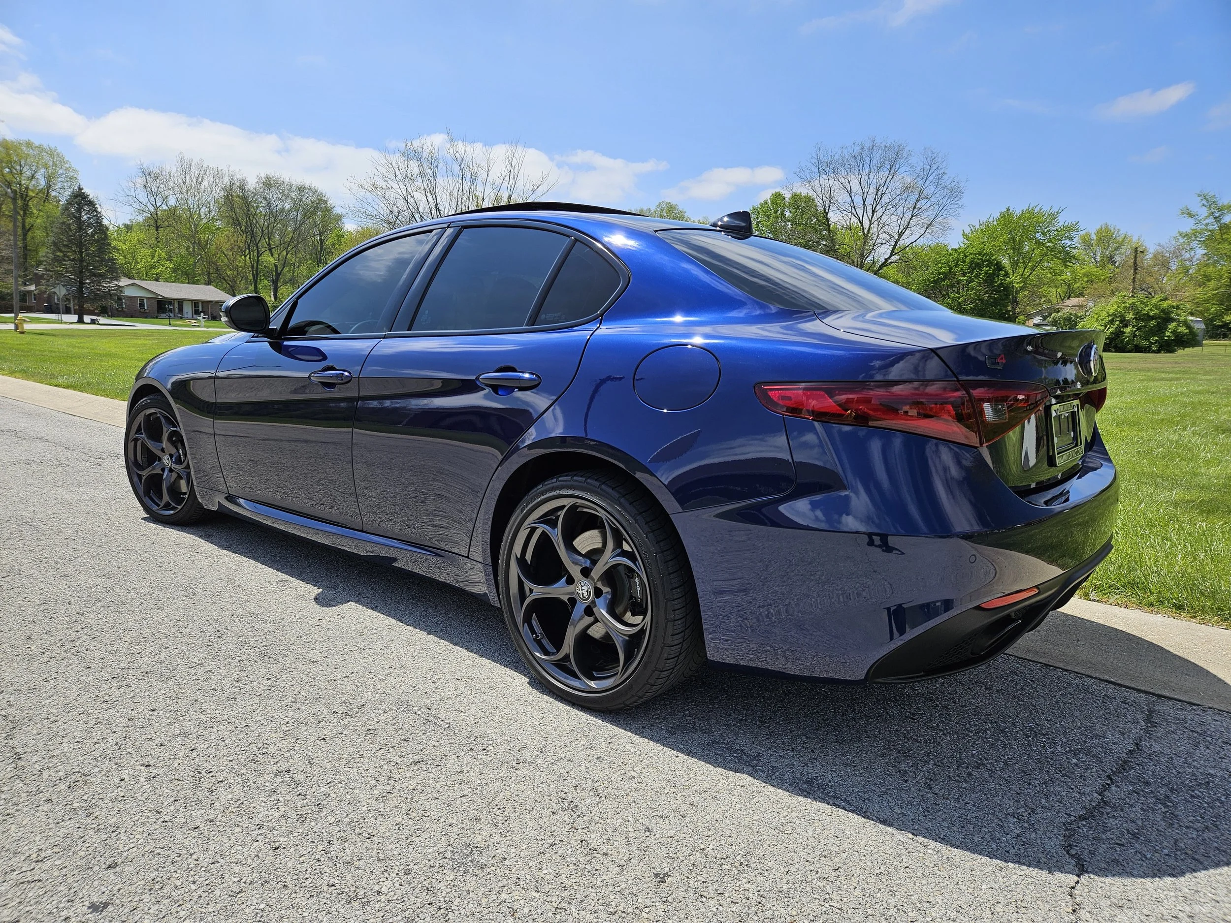 Alfa Romeo Giulia - After Graphene Ceramic Coating Plus. Best paint enhancement and protection!
