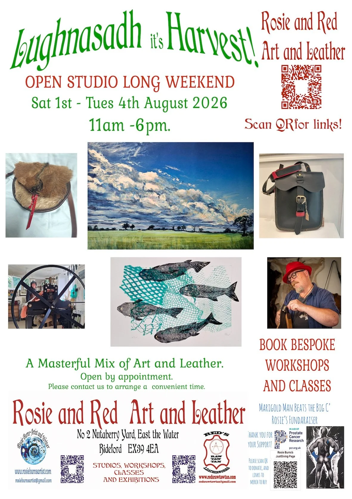 August Open Studio, and Gallery Exhibition