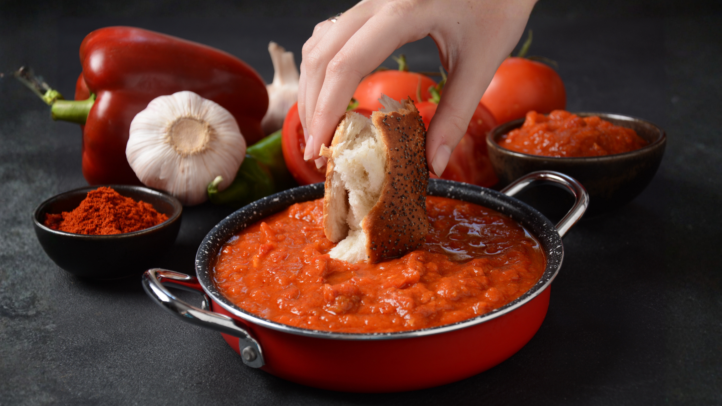 Authentic Matbucha - Tomato &amp; Pepper Salad