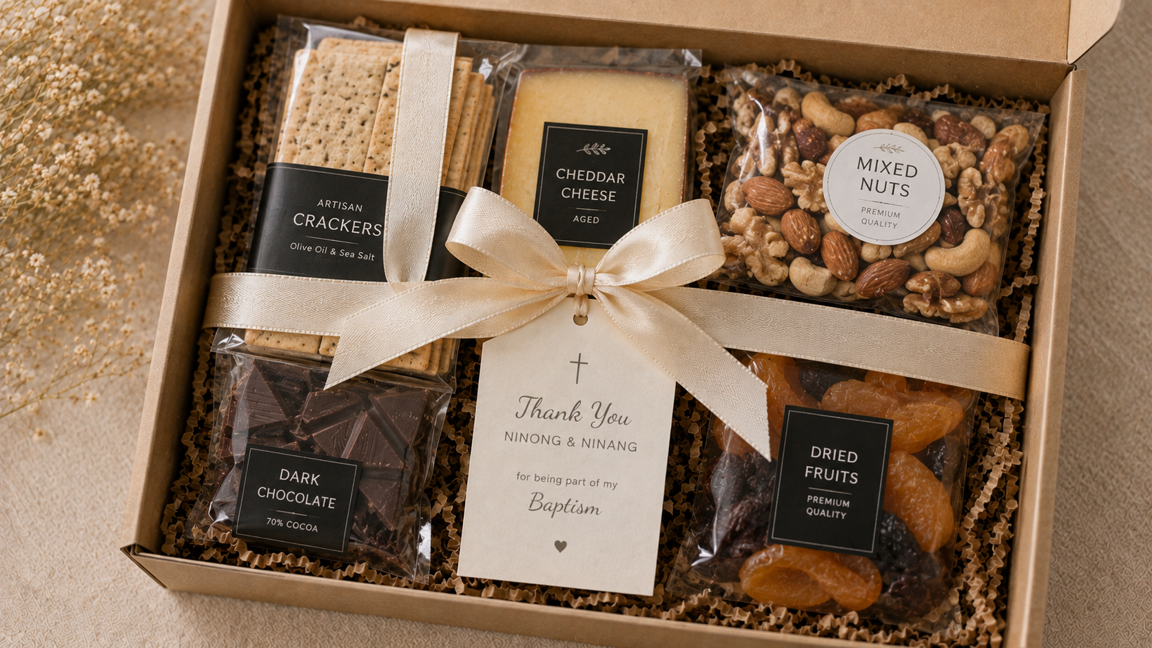 mini charcuterie gift box