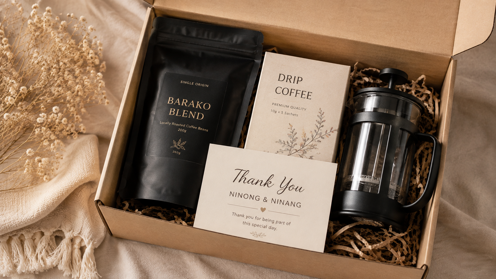 artisan coffee gift set