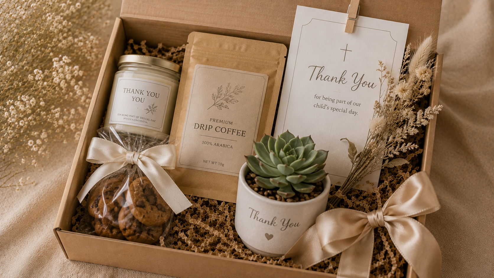 customized thank you gift box
