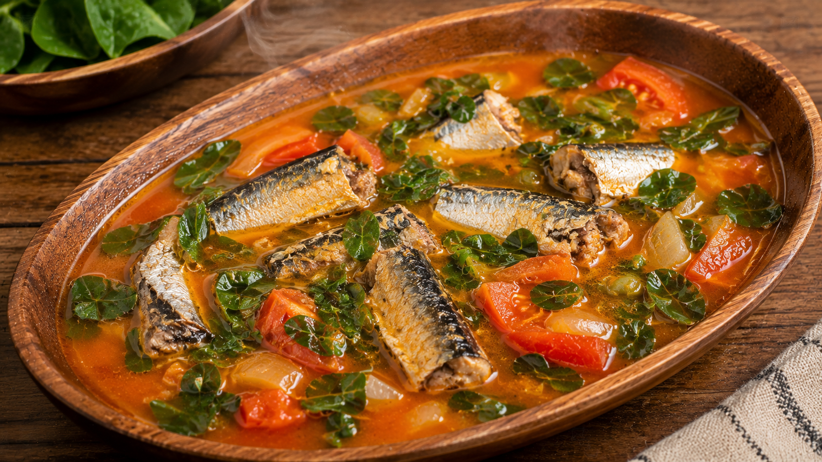 Sinabawang Sardinas at Malunggay