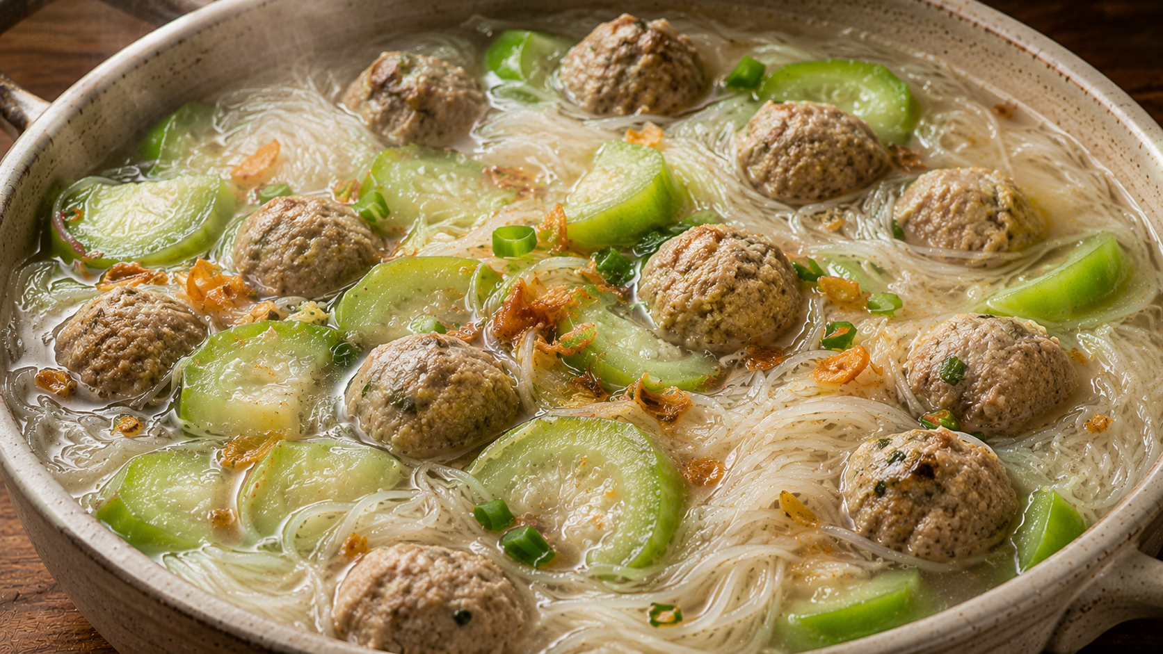 Misua with Patola at Meatballs