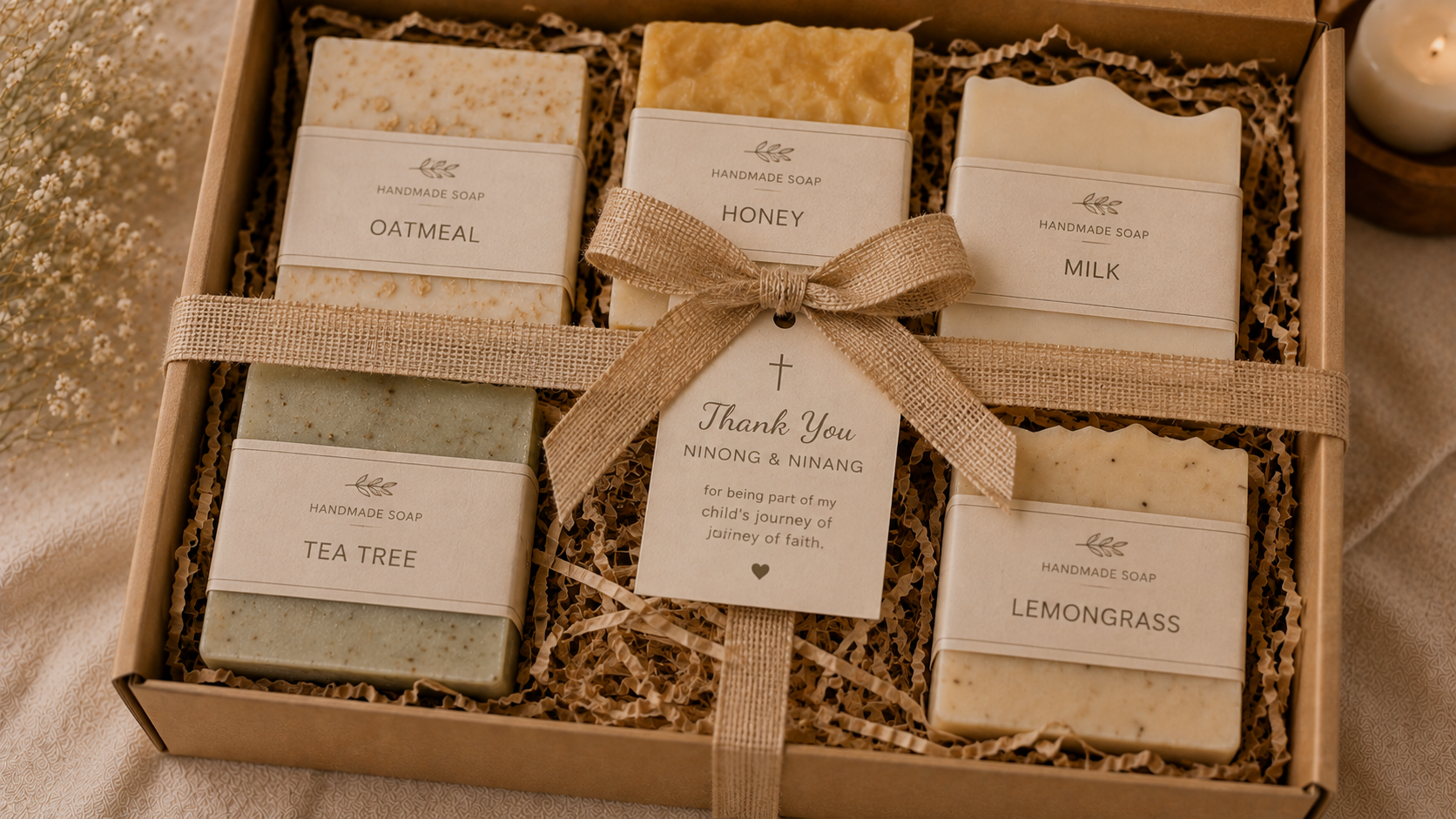 handmade soap collection
