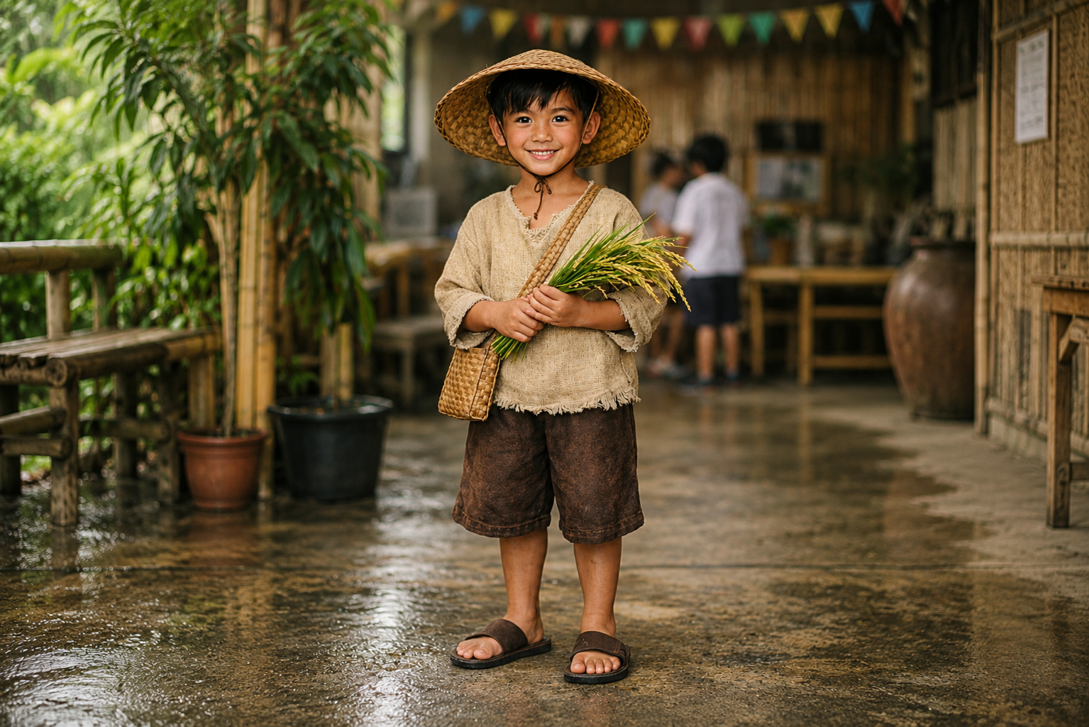 bahay kubo farmer costume for buwan ng wika