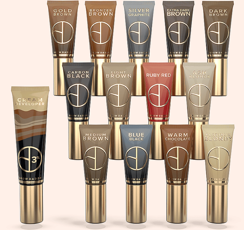 Brow Daddy Colour Mixes & Ratios