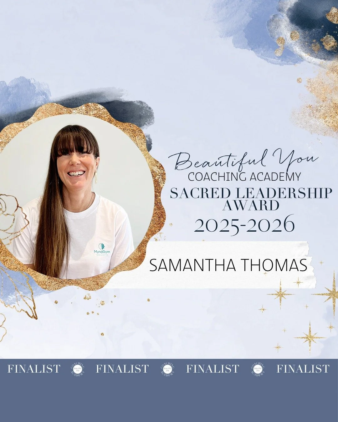 Our Founder &amp; Head Coach @samanthalthomas_ just got nominated for something pretty special.

The Sacred Leadership Award. 
From @bycacademy. 
Where she trained.

She said yes when we asked if we could post about this. But knowing her, she's readi