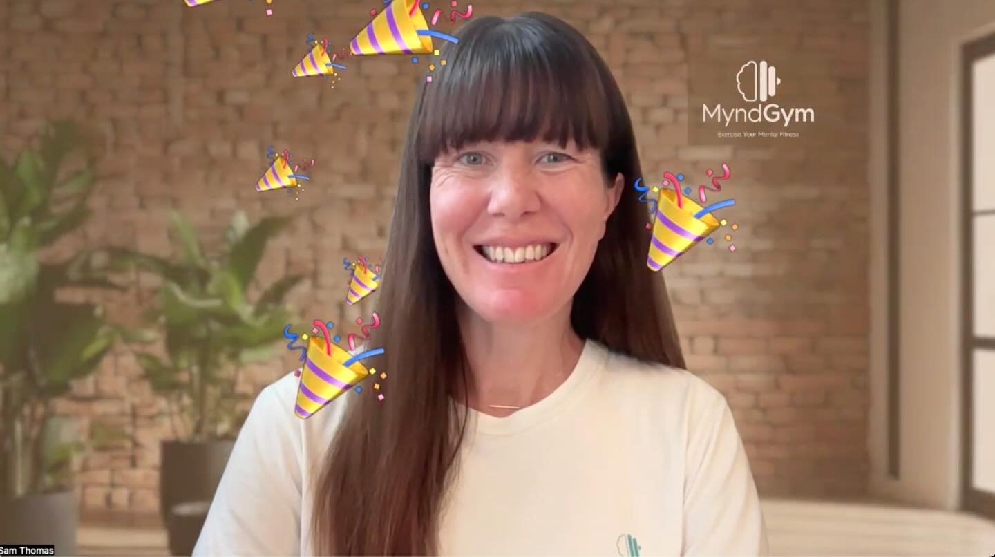 Celebrating one year of MyndGym. Woo hoo! 🧠💪🙌🏻

365 days of mental fitness practiced together - 1360 classes! 

What I&rsquo;ve watched happen in our classes this year has genuinely moved me.

People telling me the morning class set them up for t
