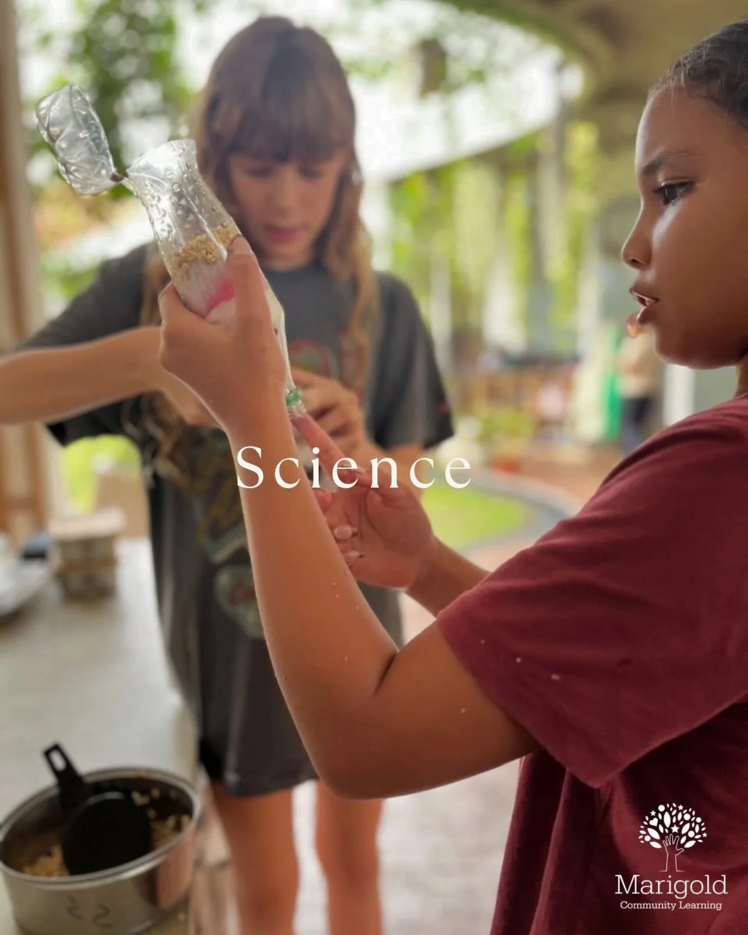 Hands-On Learning: creating water filters💧🌊

Matahari and Bulan (grade 5 &amp; 6 students) engaged in an exciting hands-on learning activity where they created their own water filters using recycled plastic bottles and natural materials. 

The stud