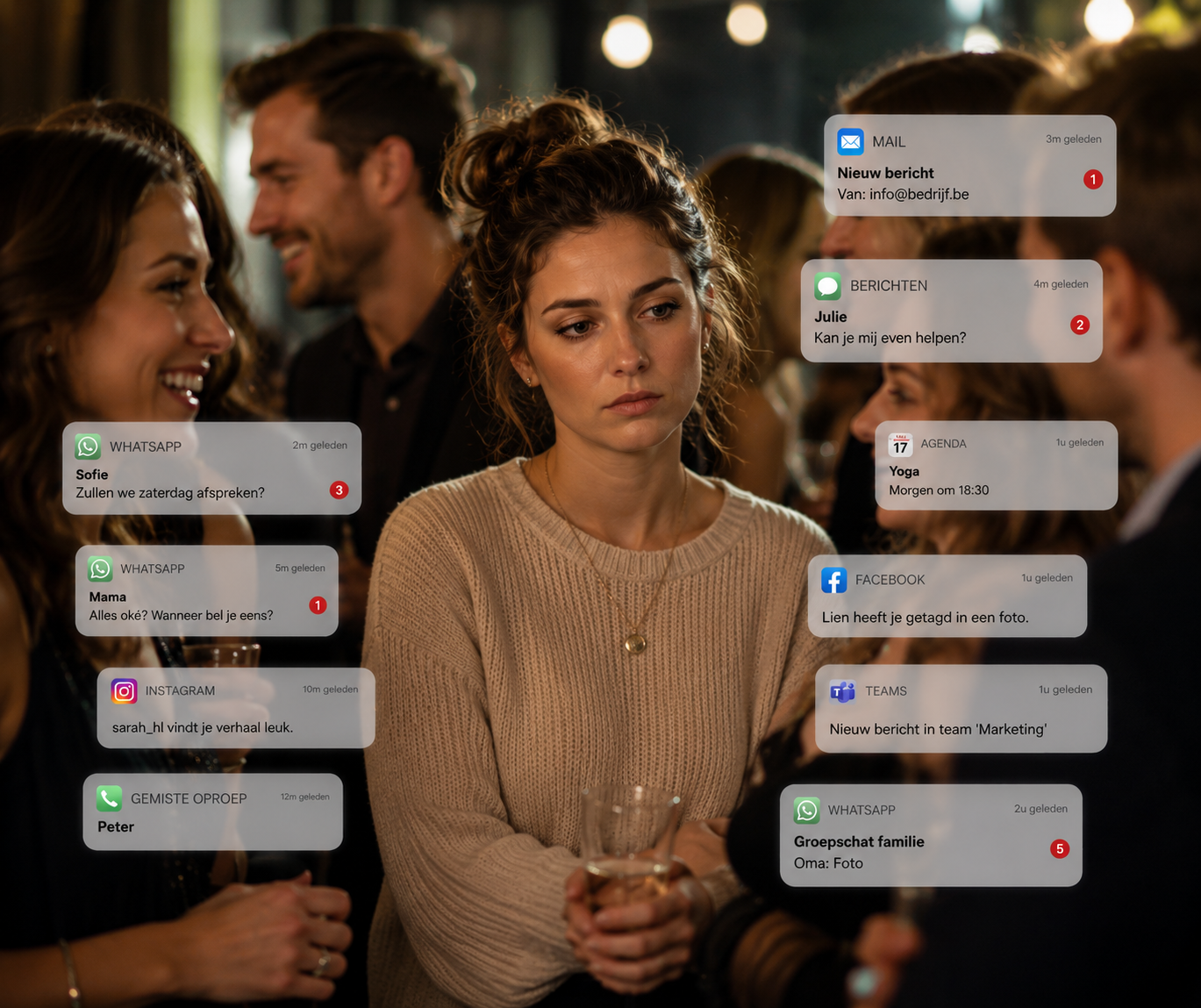 Sociale burn-out: wanneer zelfs contact met mensen energie begint te kosten