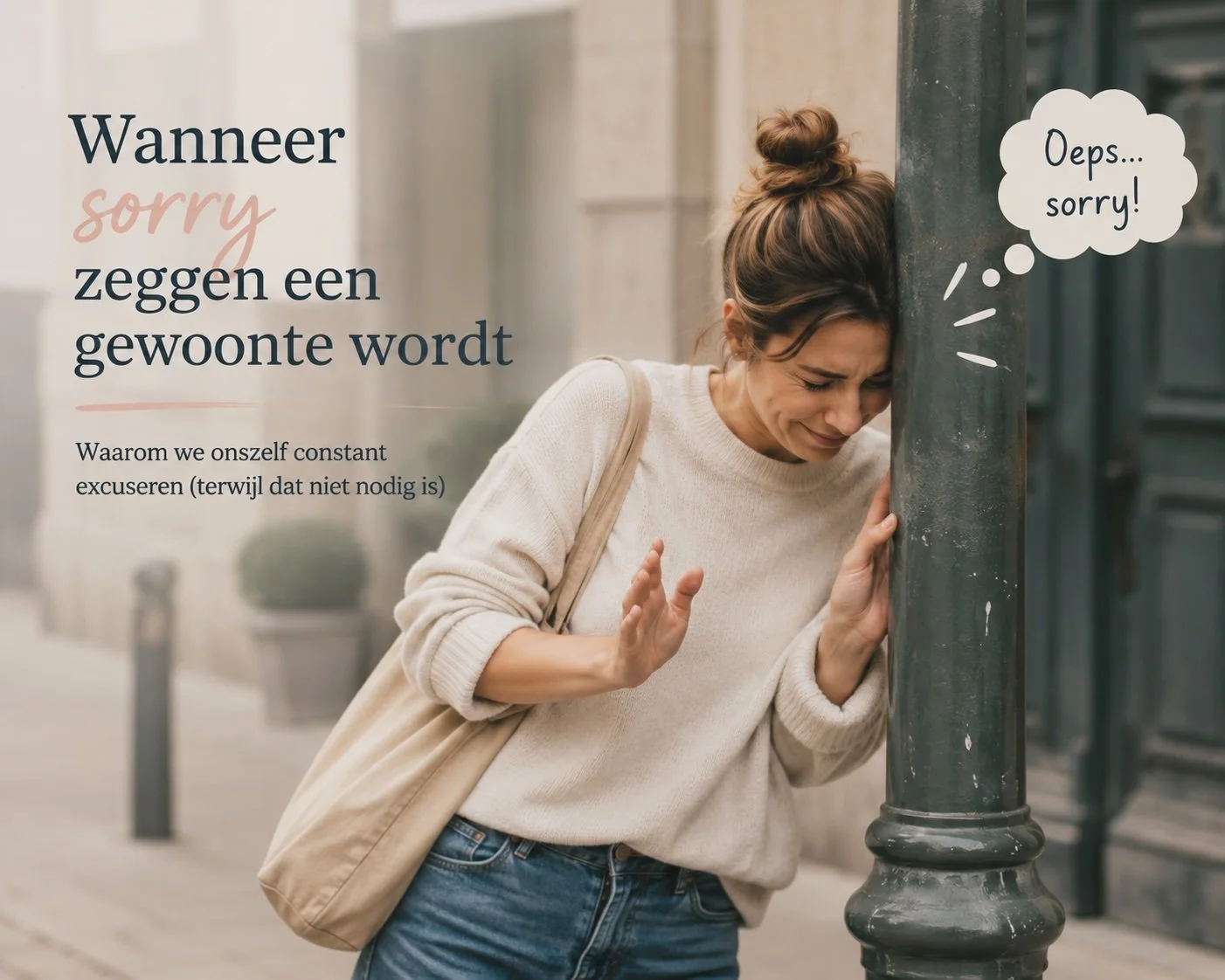 Wanneer sorry zeggen een gewoonte wordt