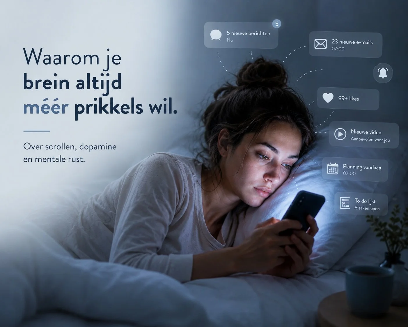 Waarom je brein altijd méér prikkels wil