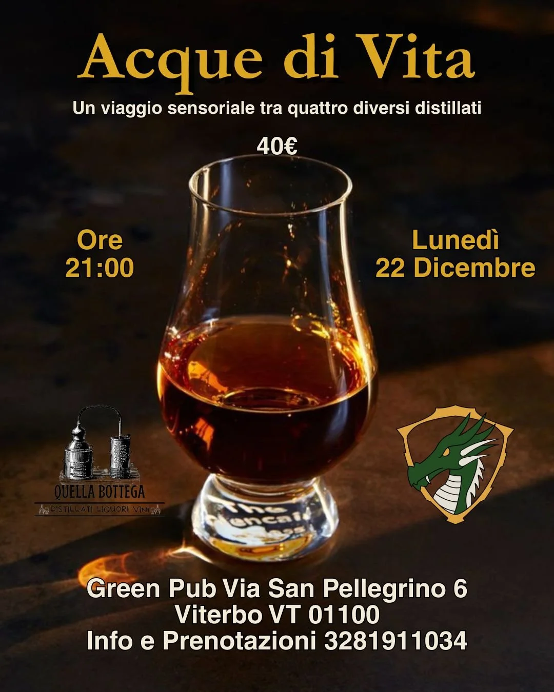 Acque di Vita: Alla (Ri)scoperta dei Distillati Europei