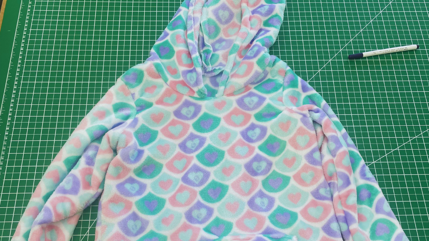 fleece hoodie