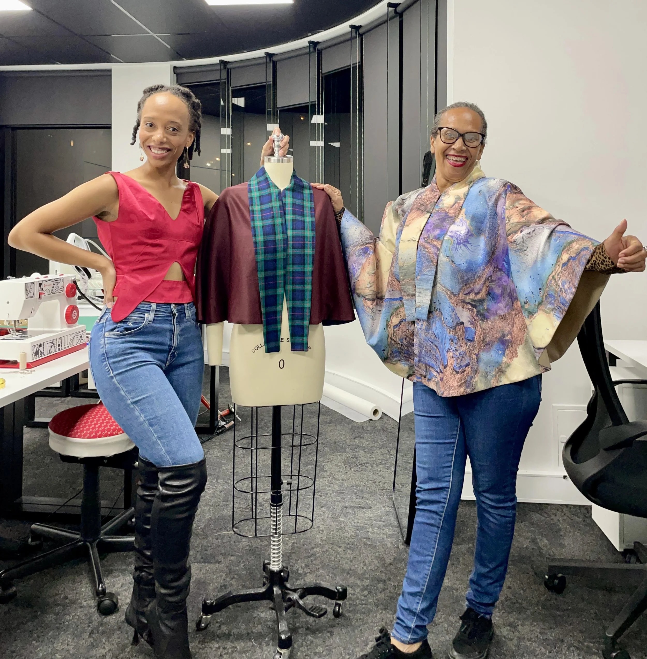 cape sewing class, sewing workshop, fashion, sew