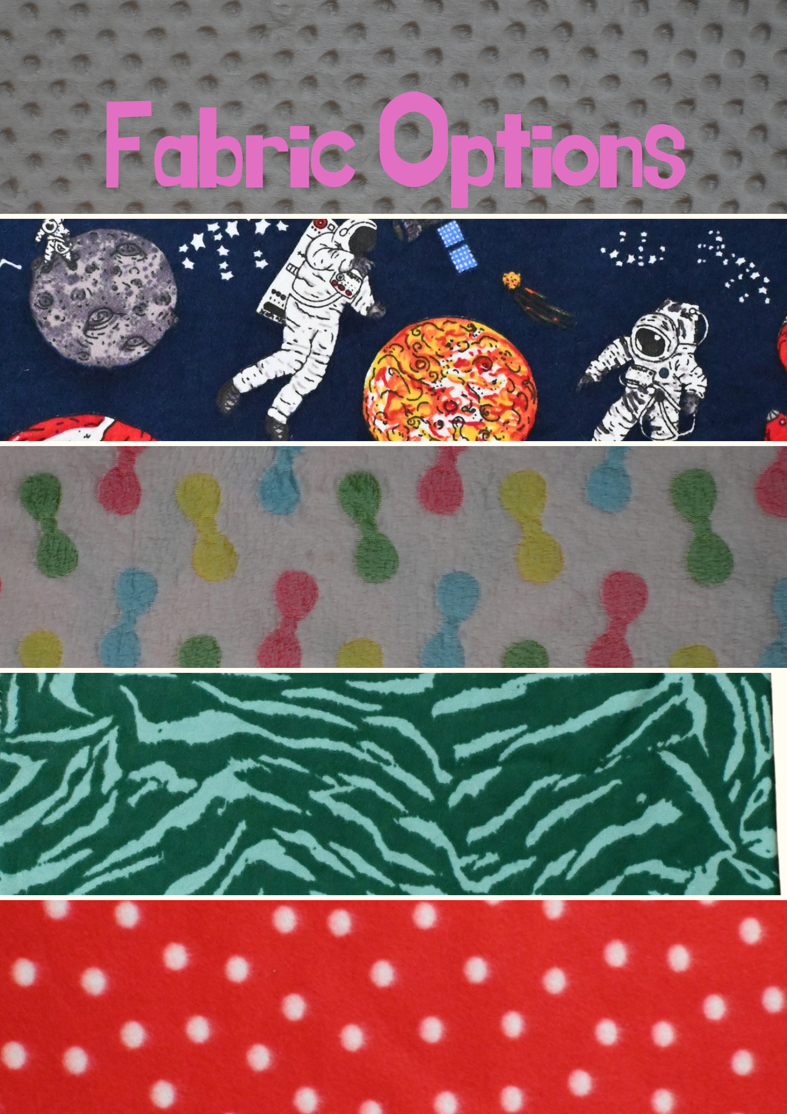 Fleece Fabric Options 1