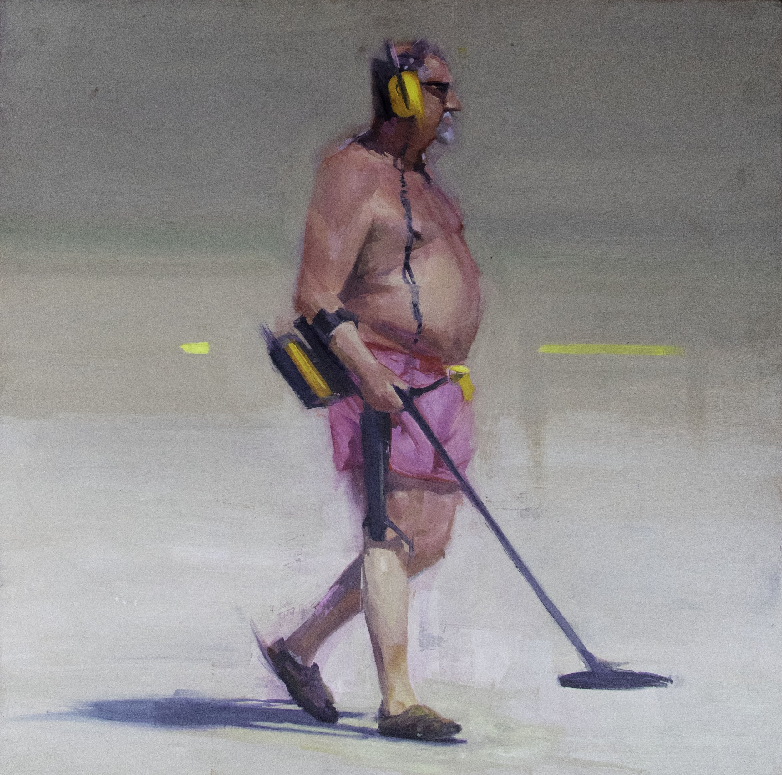 Detecting
38"x36"
Oil on board.