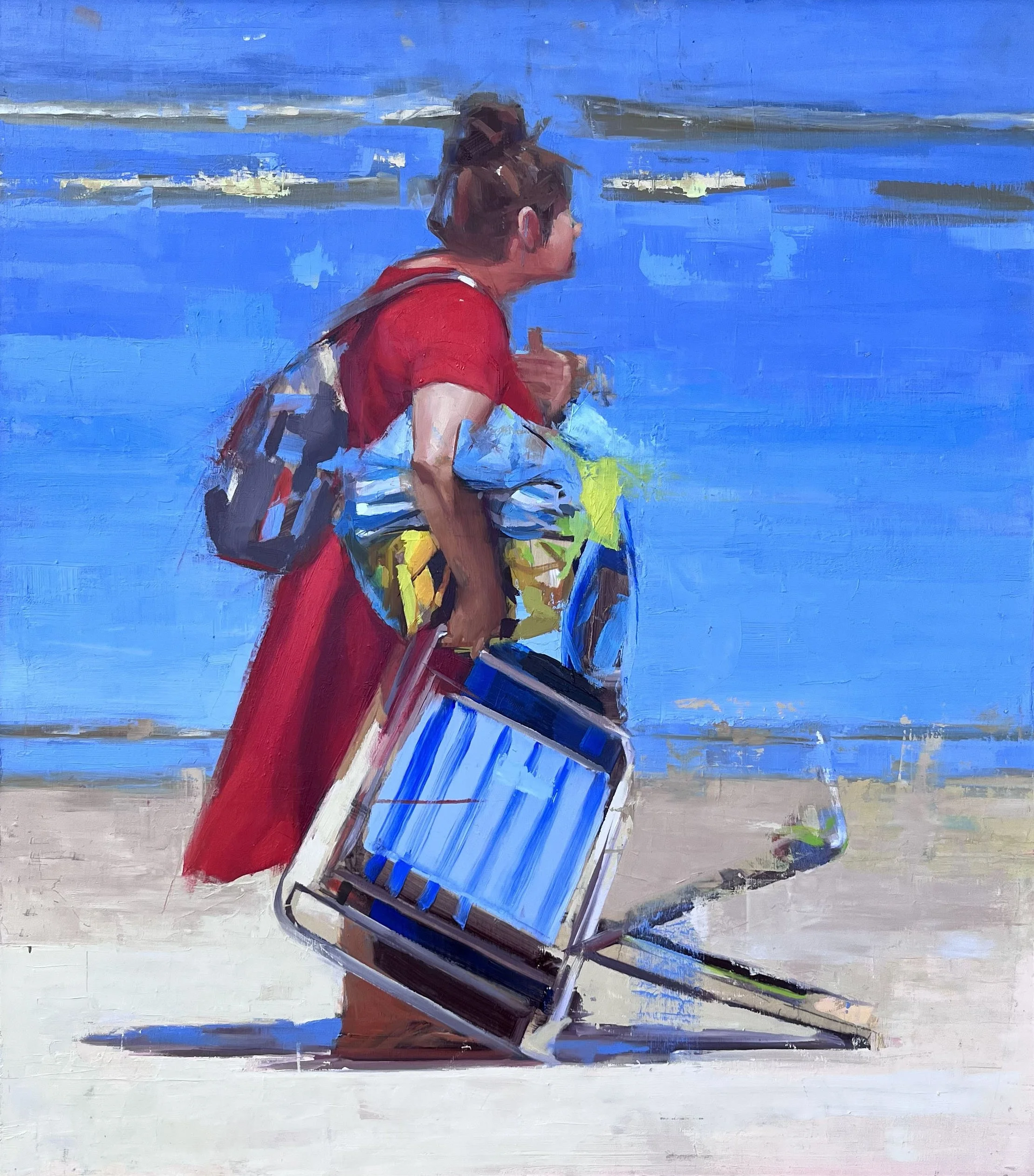 Beach Sherpa
20"x22"
Oil on board.