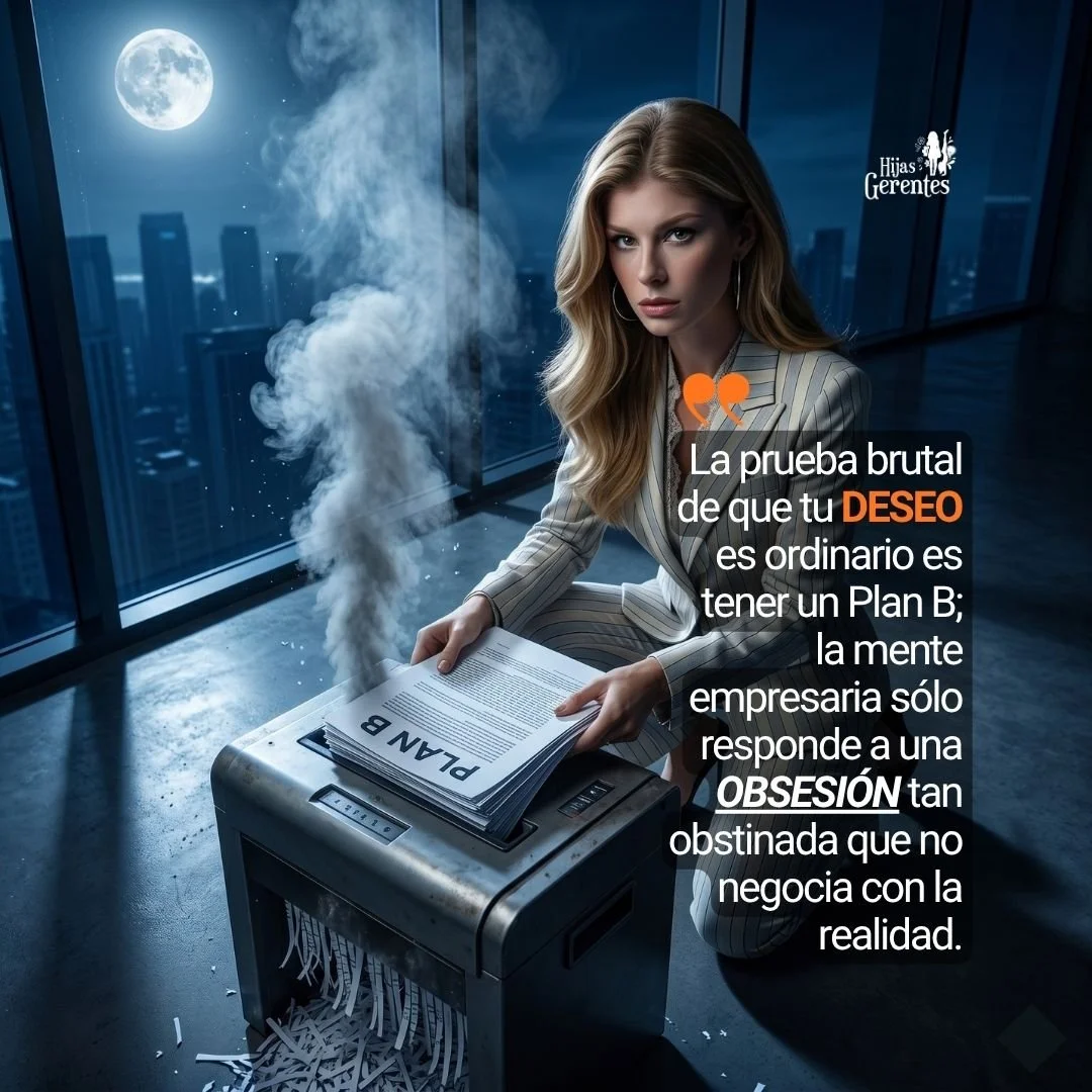 La Obsesión Empresaria no es un Error, es el Contrato que Obliga al Universo a Pagar el Valor de tu Convicción.