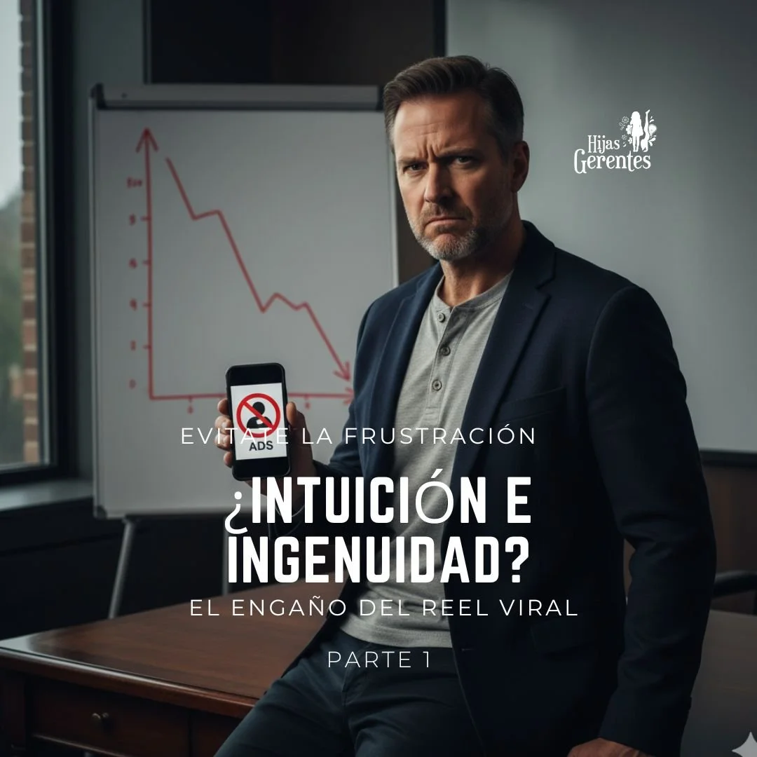 Hombre frustrado con resultados ADS se replantea la posibilidad de un teoría de negocios en el Ecosistema de Hijas GERENTES por Mario Fabián GALLART.