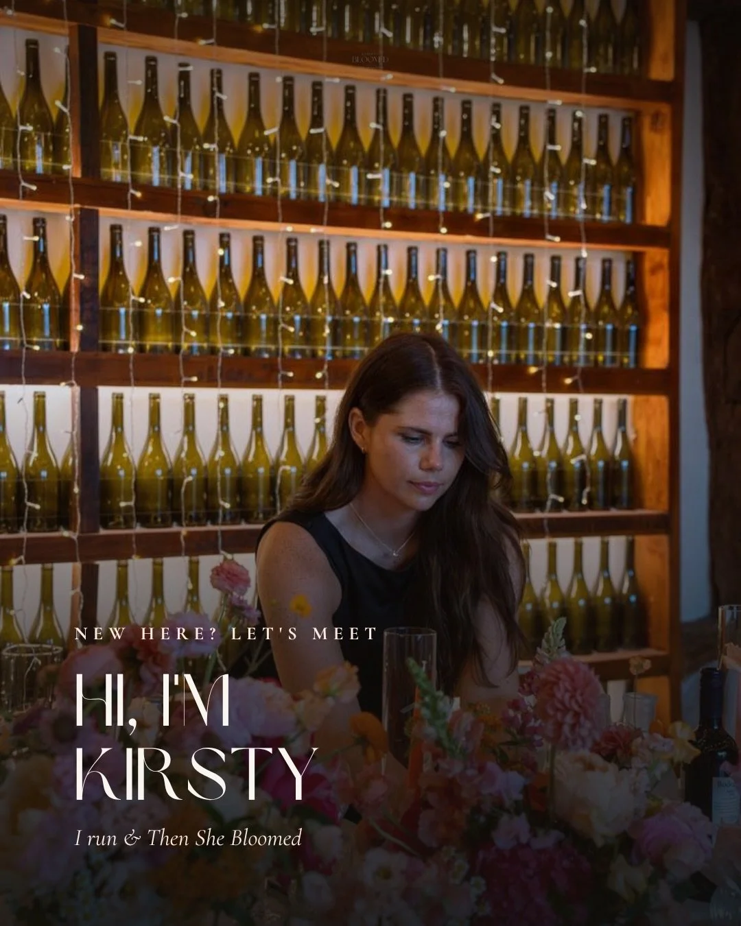 If you&rsquo;re new here, welcome 🌸

I&rsquo;m Kirsty, the florist behind &amp; Then She Bloomed.

This little carousel shares how I found floristry - from styling interiors, to retraining, to building a business ✨

It&rsquo;s also the story behind 