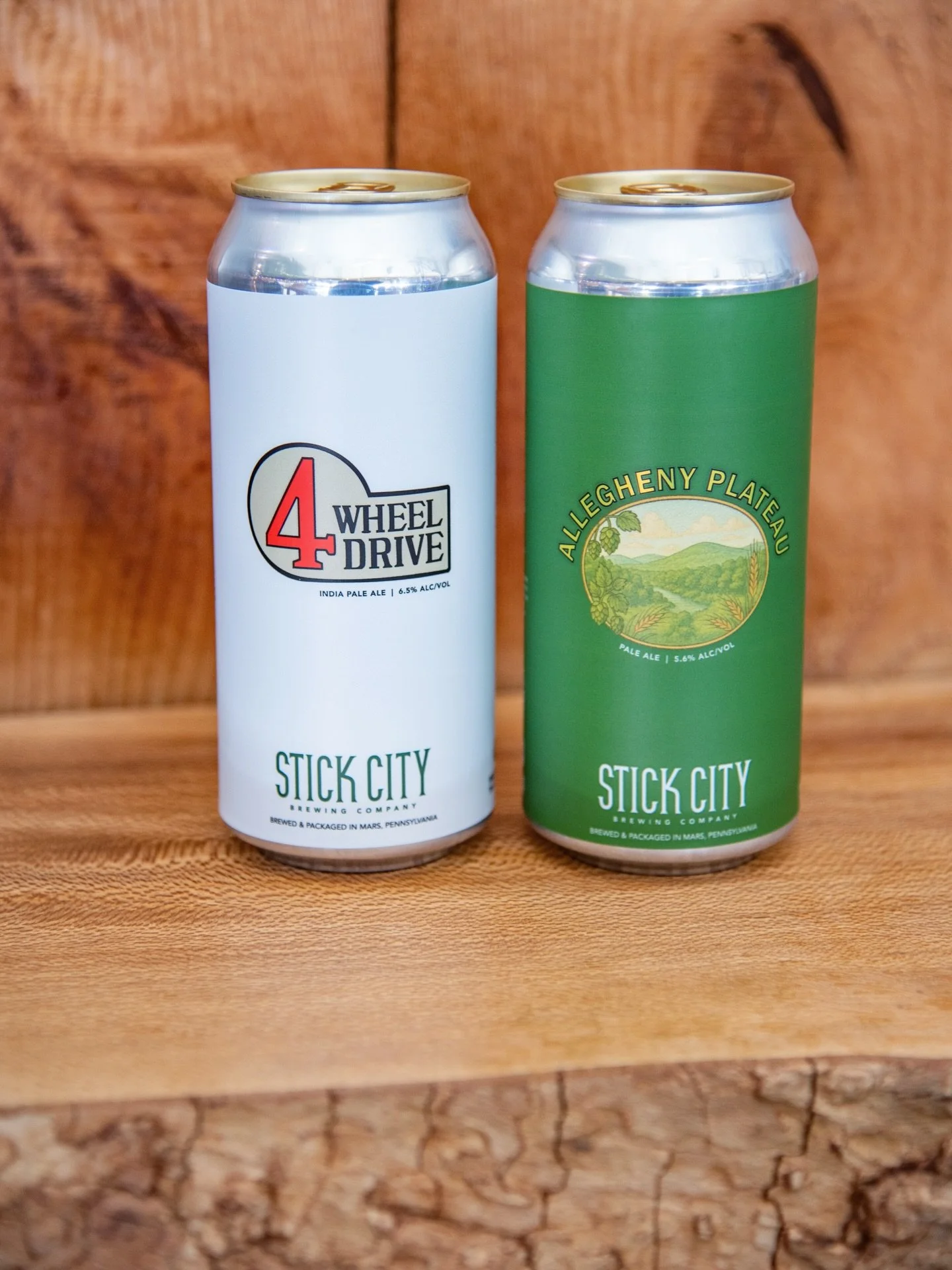 4WD (IPA) &amp; Allegheny Plateau (West Coast Pale)
.
Both of these classics have been added this week.
.
There is a plethora of canned beer available to-go.  Celebrate fresh beer among family &amp; friends this Christmas &amp; winter season.
.
Visit
