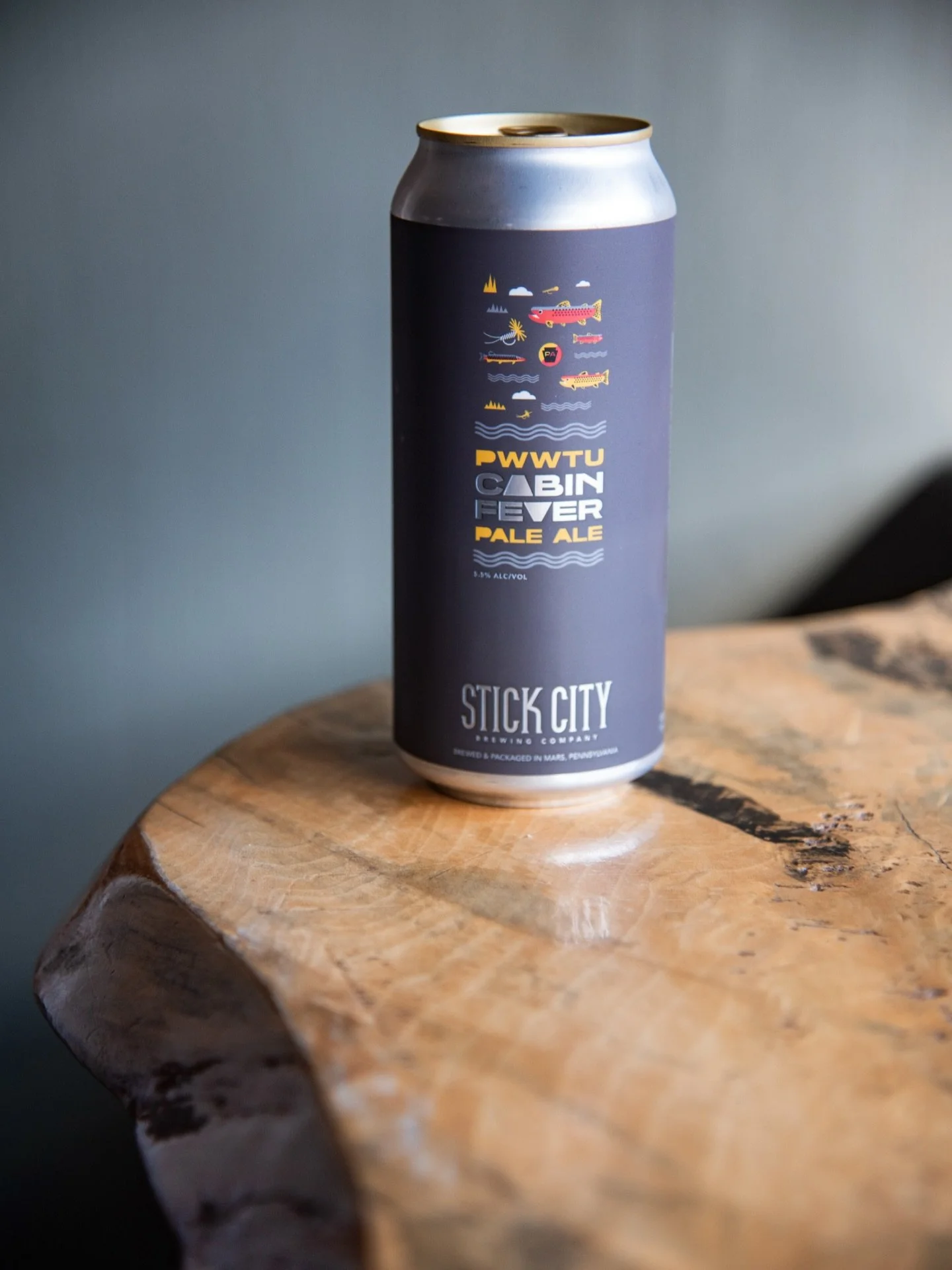 Cabin Fever | Pale | 5.5%
.
Back again with a fresh hit of @freestylehops Peacharine hops &amp; raising money for the local Trout Unlimited (@troutunlimited) group, the Penn&rsquo;s Woods West Chapter (@pww.tu).
.
This spectacular group of volunteers