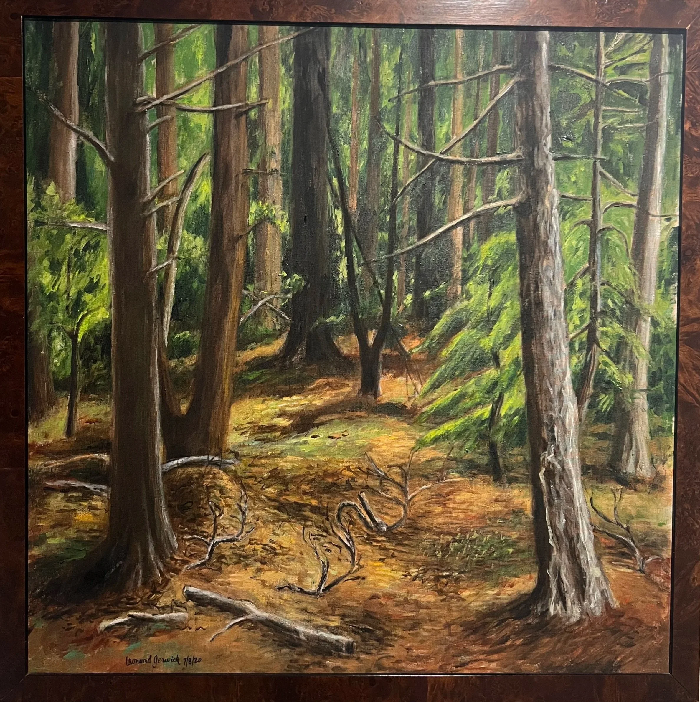 Hemlock Grove by Harvard Pond, Petersham