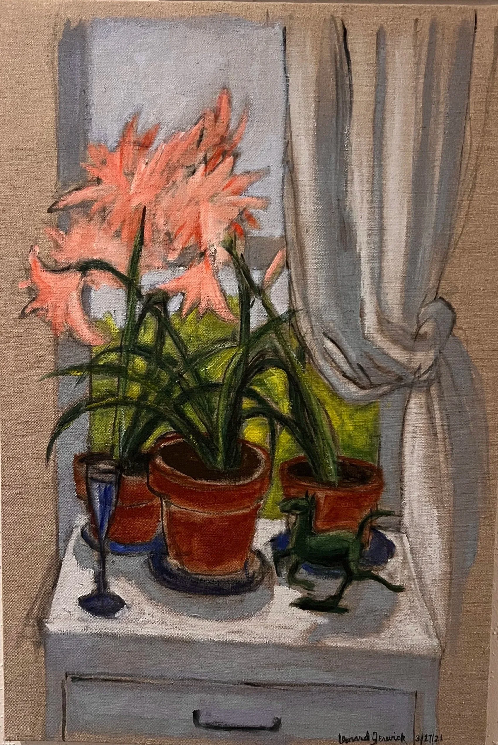Amaryllis by a Window