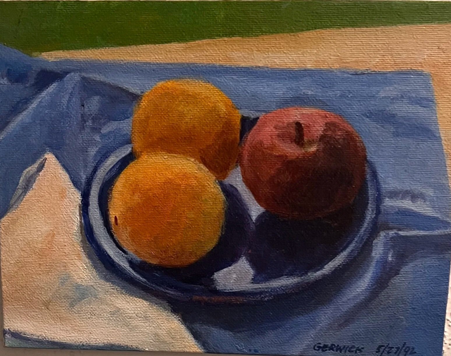 Two Oranges and One Apple