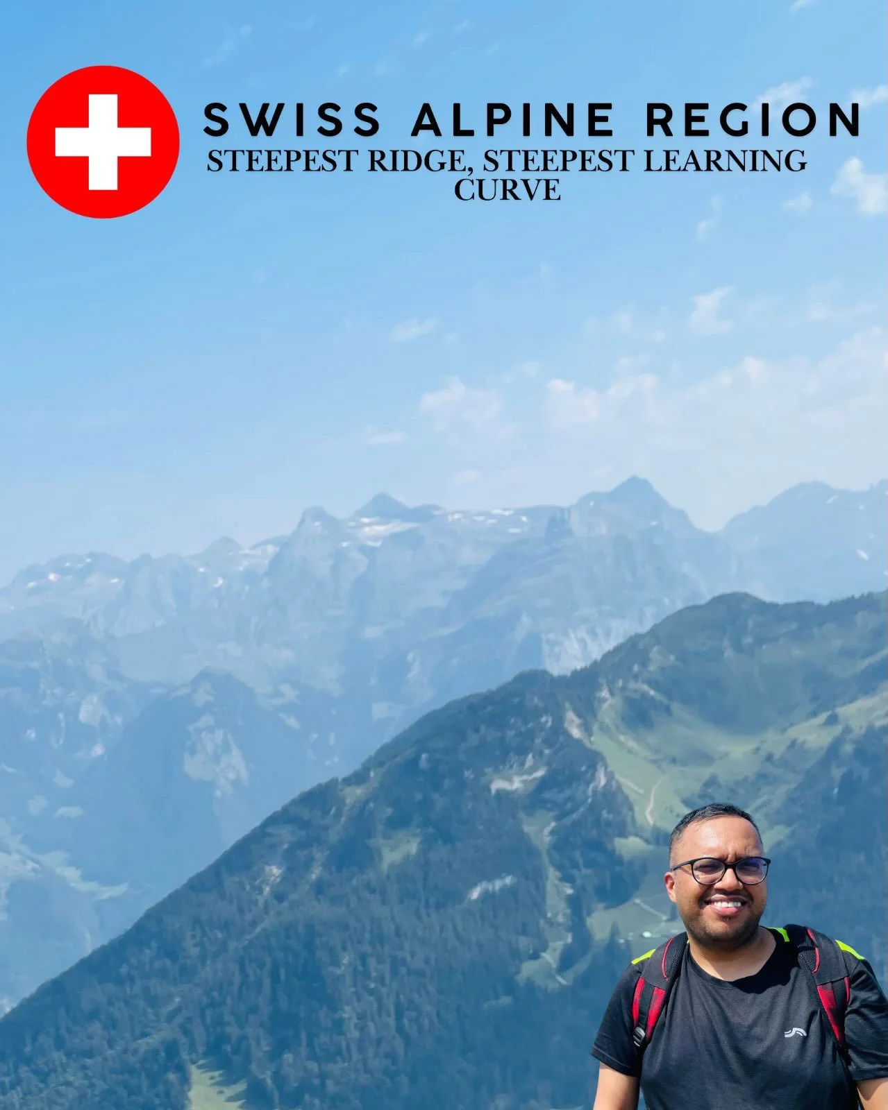 Steepest Ridge, Steepest Learning Curve

#AI #MachineLearning #SwissAlps #Switzerland