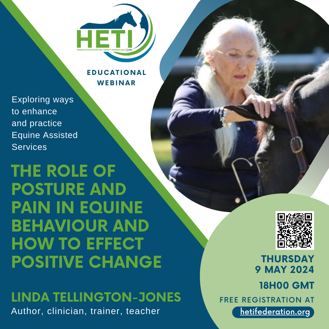 HETI Webinar: The Role of Posture and Pain in Equine Behaviour and How to Effect Positive Change
