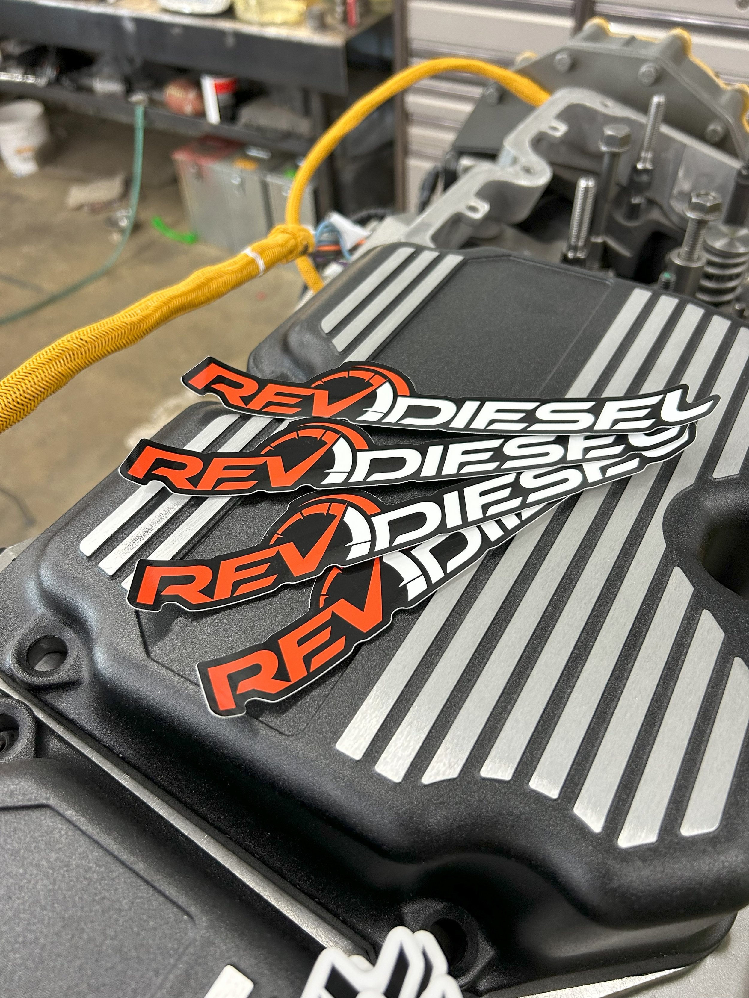 Rev Diesel Sticker