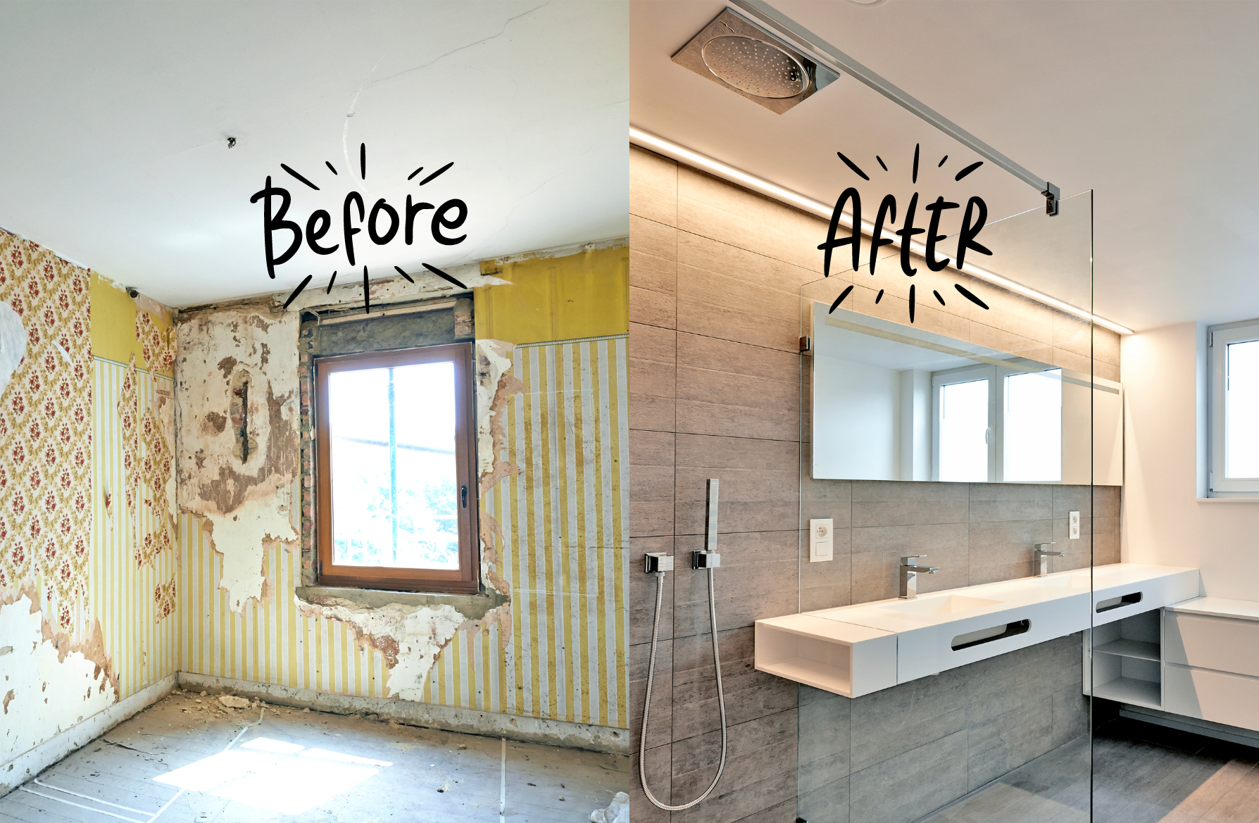 Before & After Bathroom Renovation