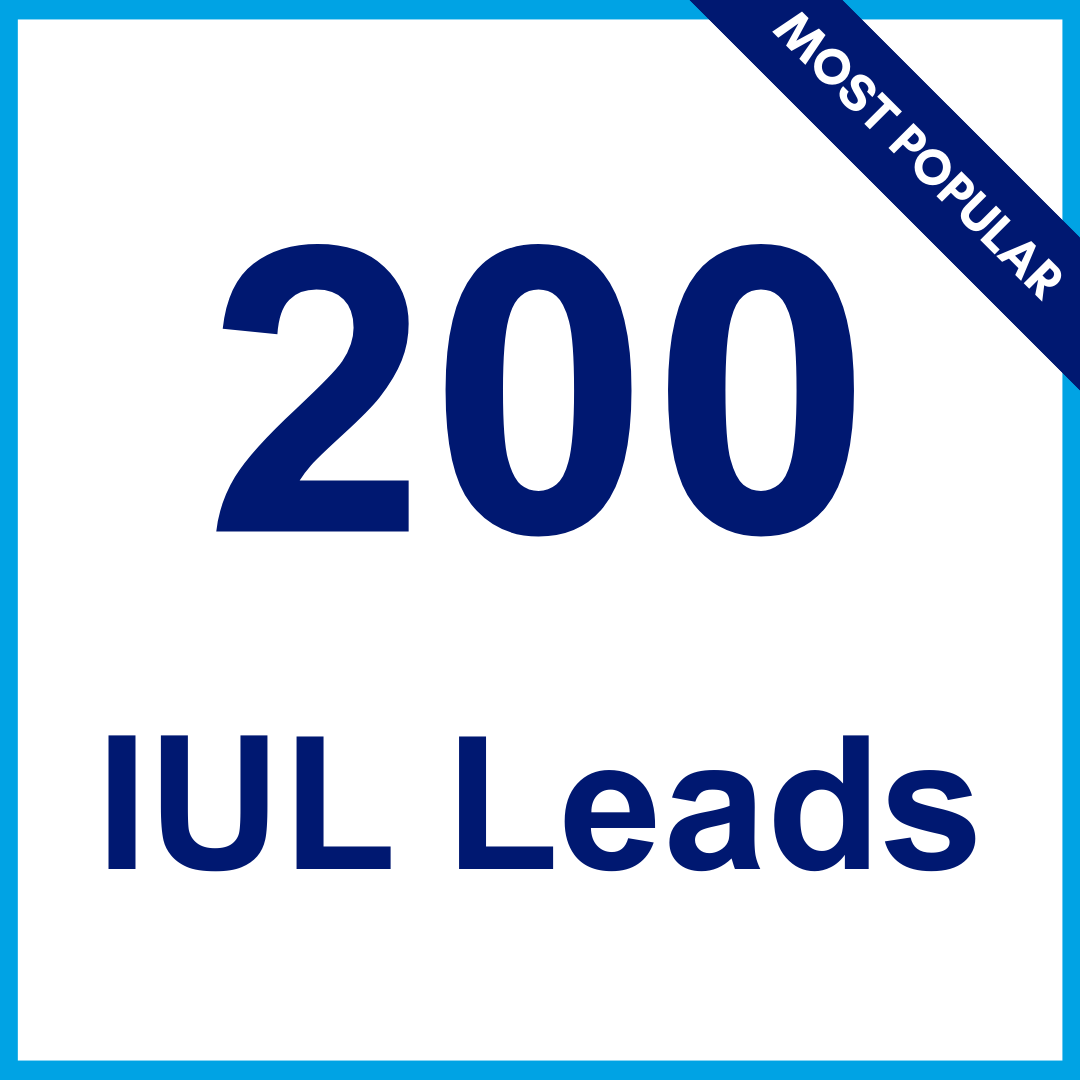 200 IUL Leads - $4.80/each