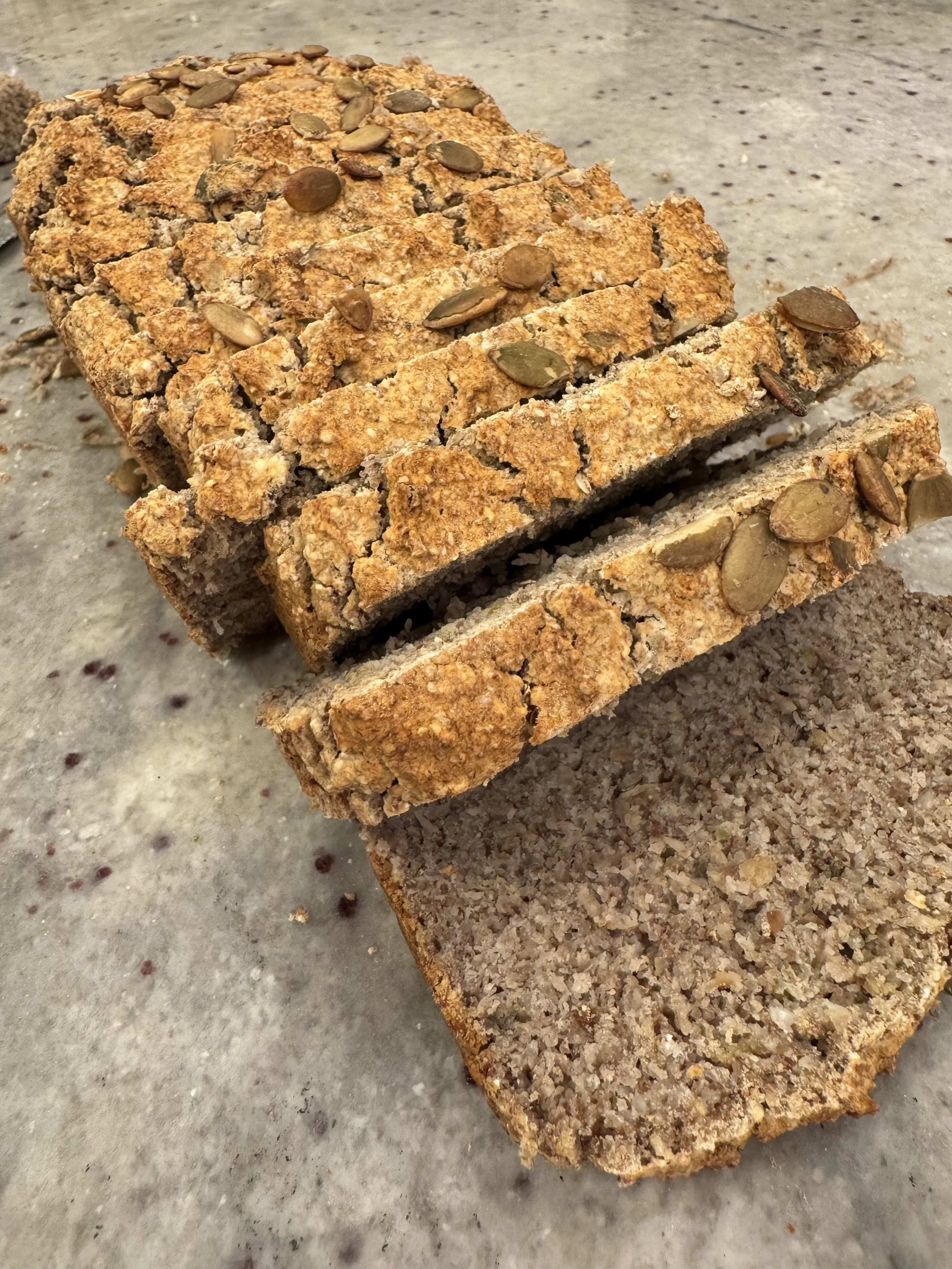 4 ingredient Buckwheat bread