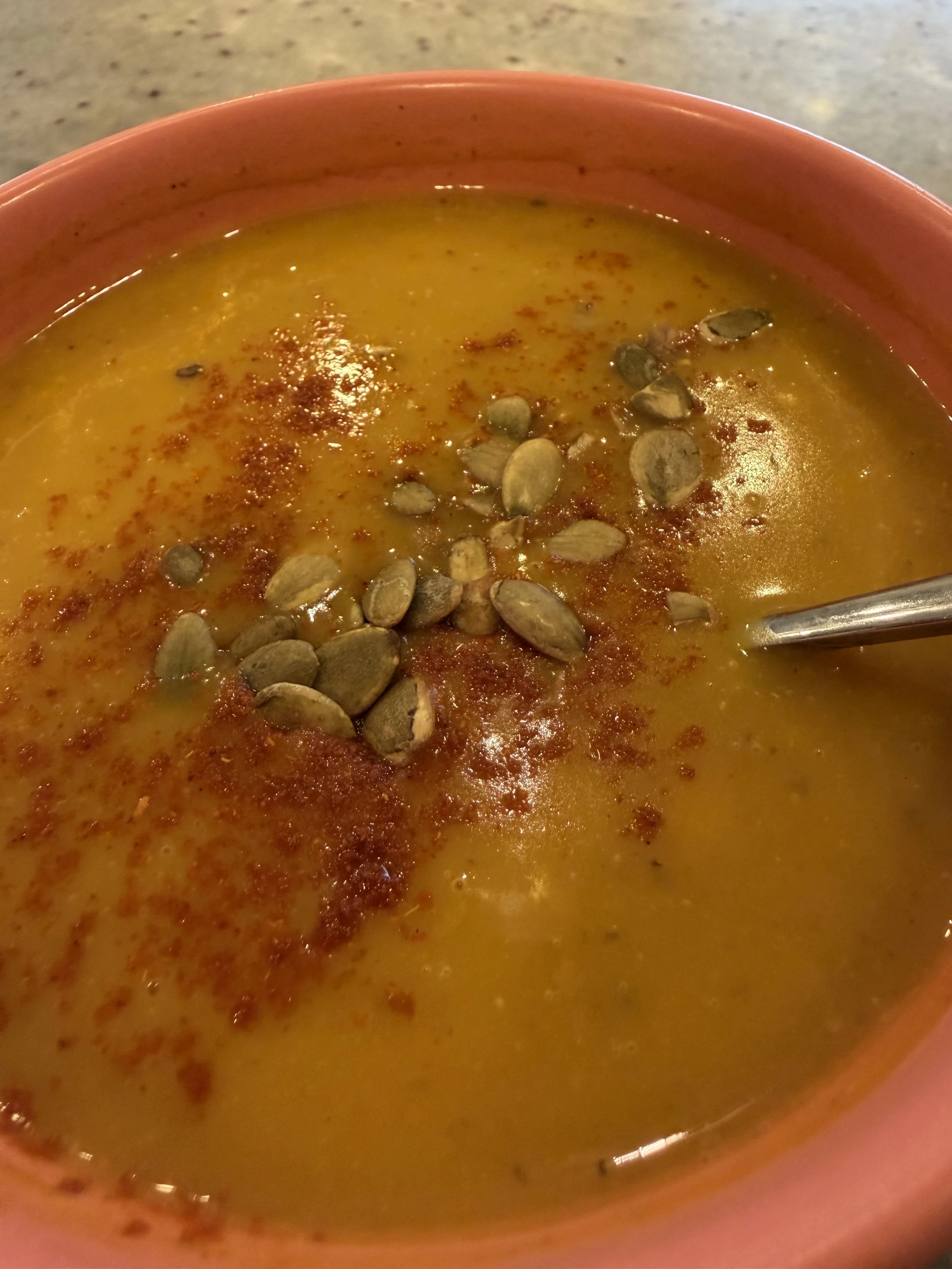 High Protein Butternut Squash Soup