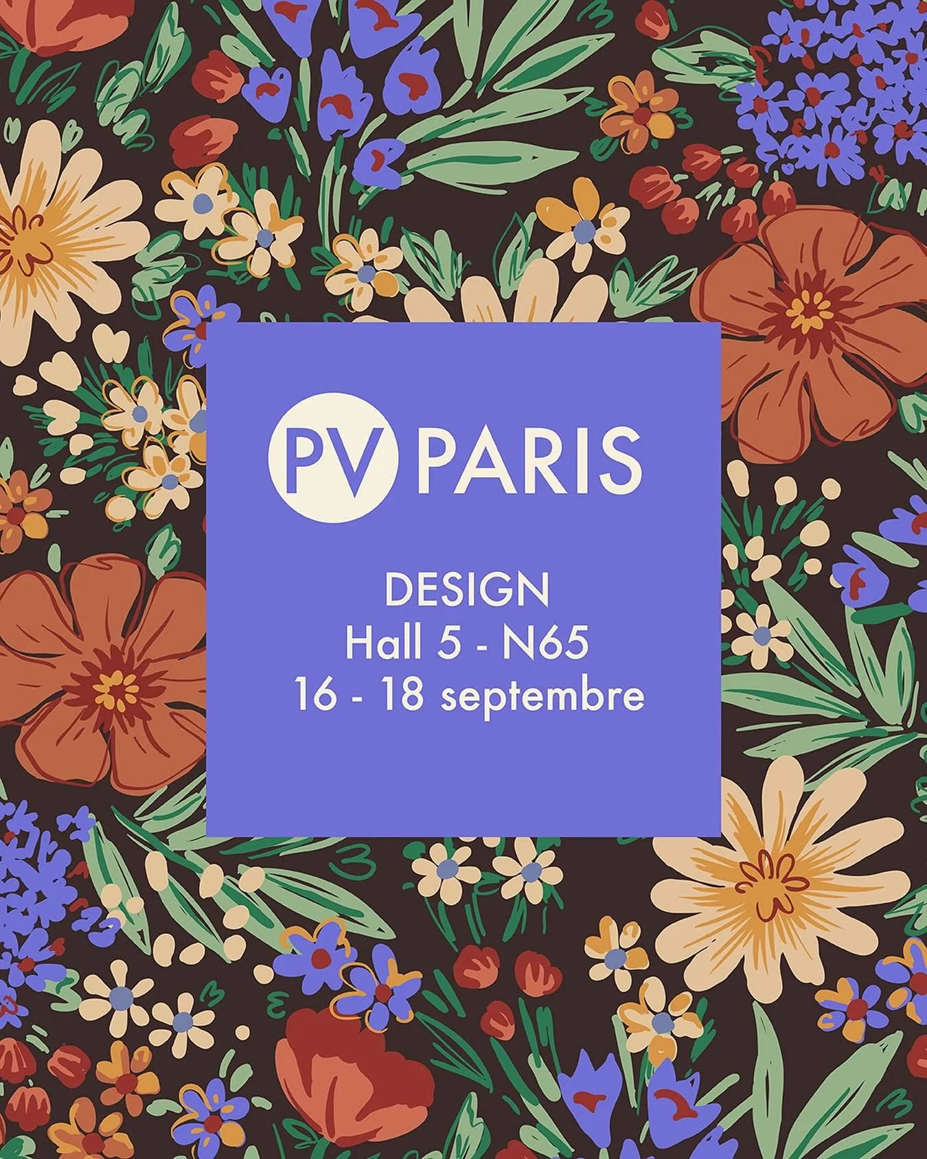 En septembre, venez découvrir notre nouvelle collection sur
le Pattern lab de @maisonetobjet
Hall 6 stand M91
du 4 au 8 septembre
Villepinte - Parc des expositions
Puis à l'espace Design de  @wearepremierevision 
Hall 6 stand N65
du 16