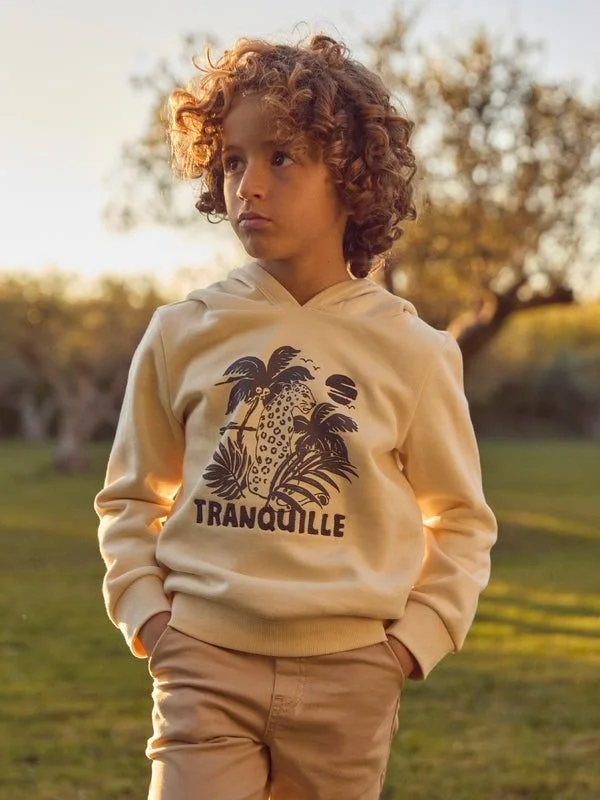 Sweat à capuche beige Garçon.jpeg