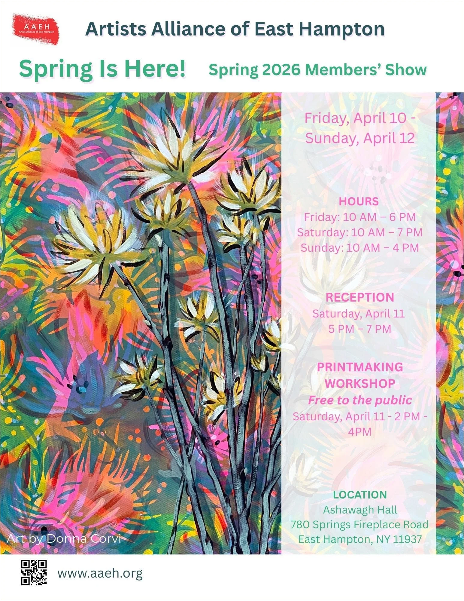 Artist's Alliance of East Hampton Spring 2026 Show