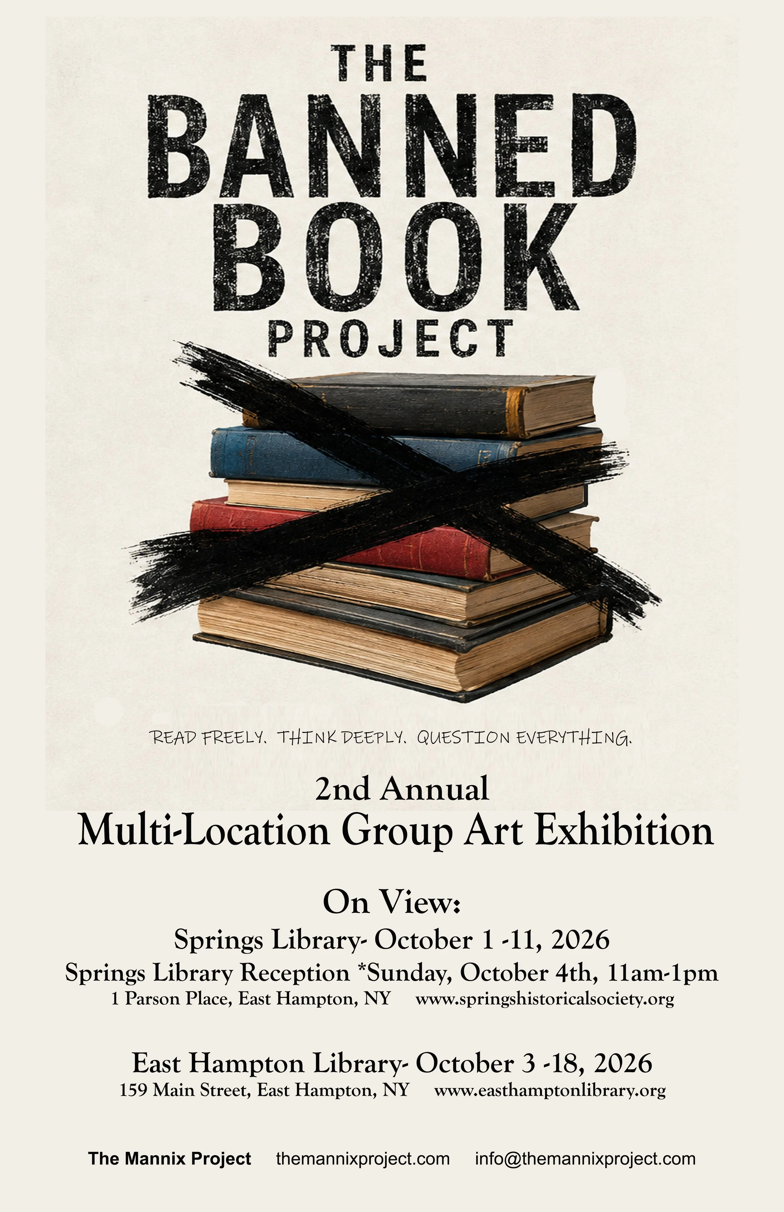 2nd Annual Banned Book Project Group Art Exhibition