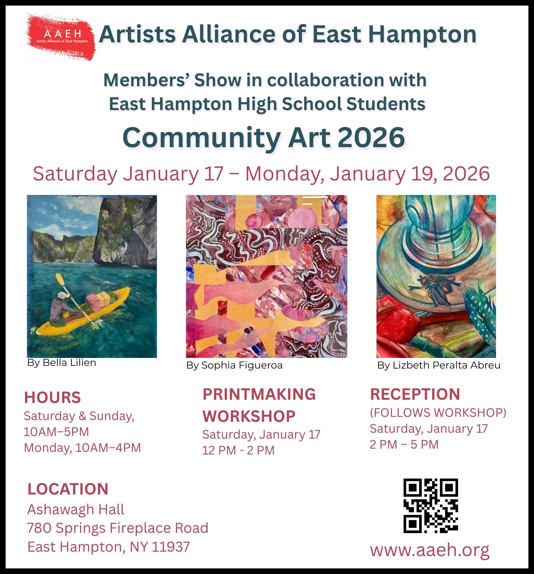 Artists Alliance of East Hampton 2026 Community Art Show