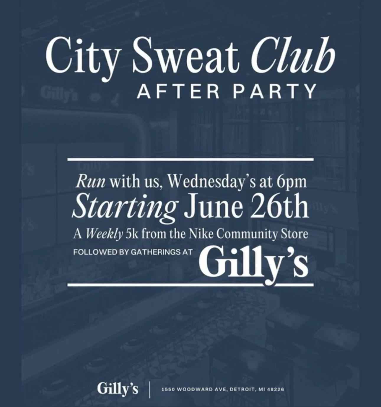 Gather at Gilly's for 365