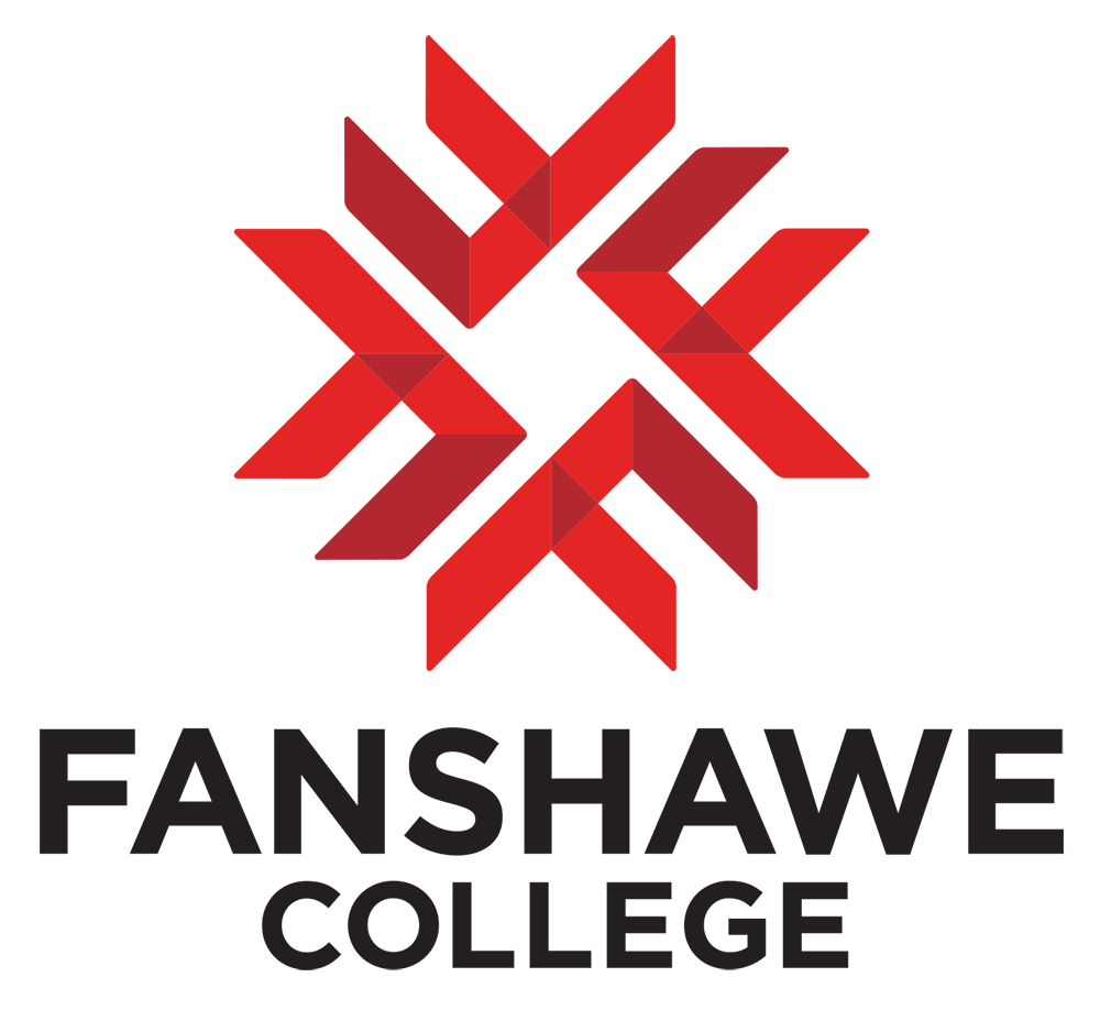 The Fanshawe College logo.  Fanshawe College relies on Streaming Inc. for high-quality live streaming and event support, praising their competitive pricing and seamless event execution.